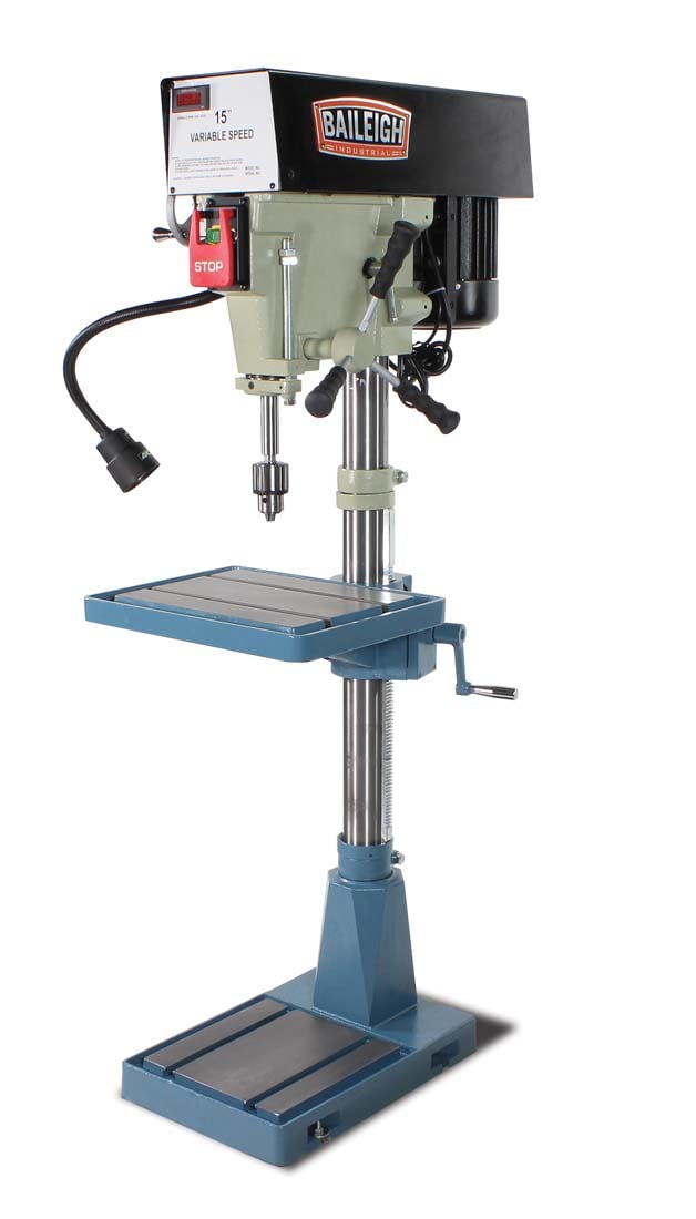 Baileigh Industrial Baileigh 14 -Amp Variable -Speed Floor Drill Press - Image 1