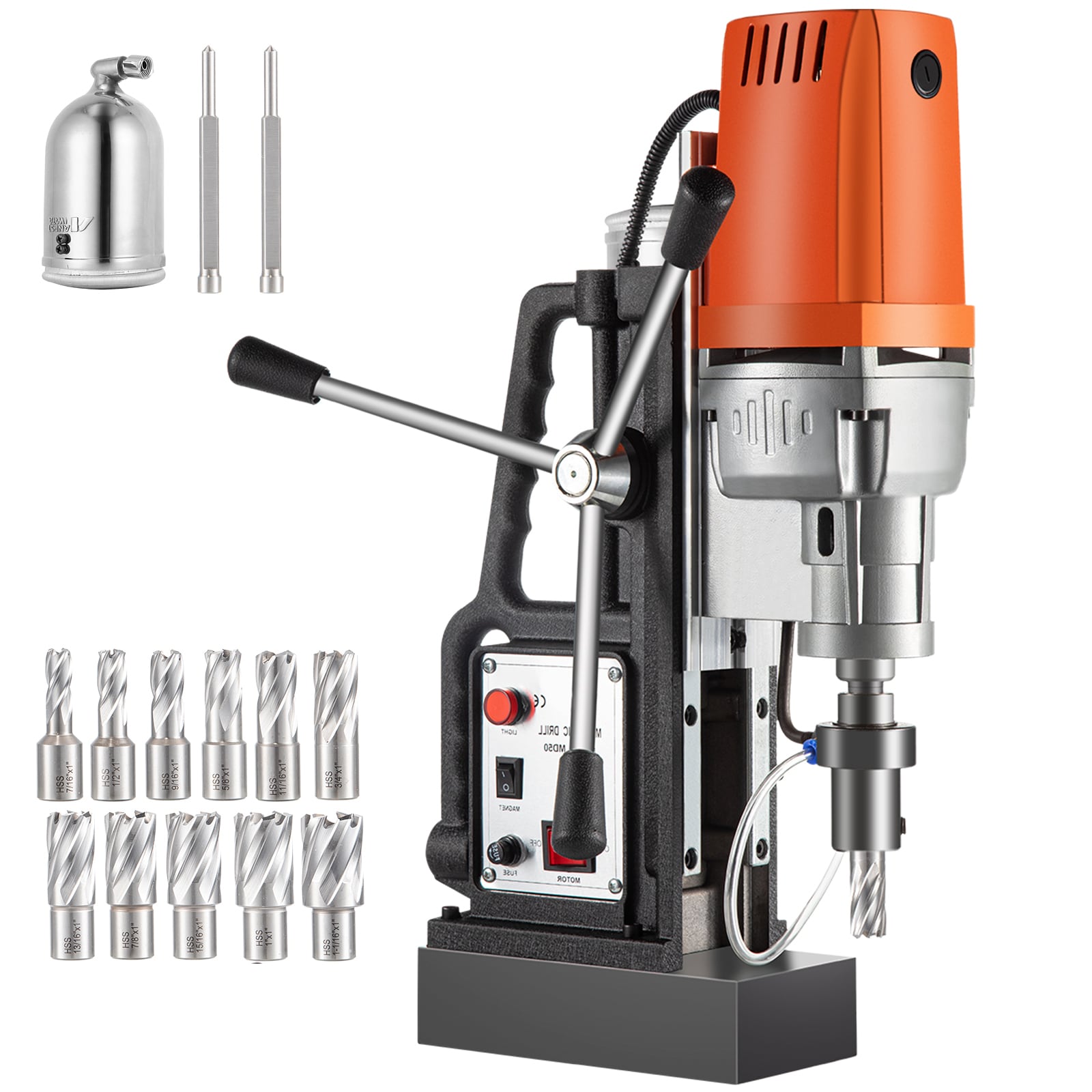 VEVOR Magnetic Drill Press 11Drill Bits 15.27 -Amp 1 -Speed Bench Drill Press - Image 1