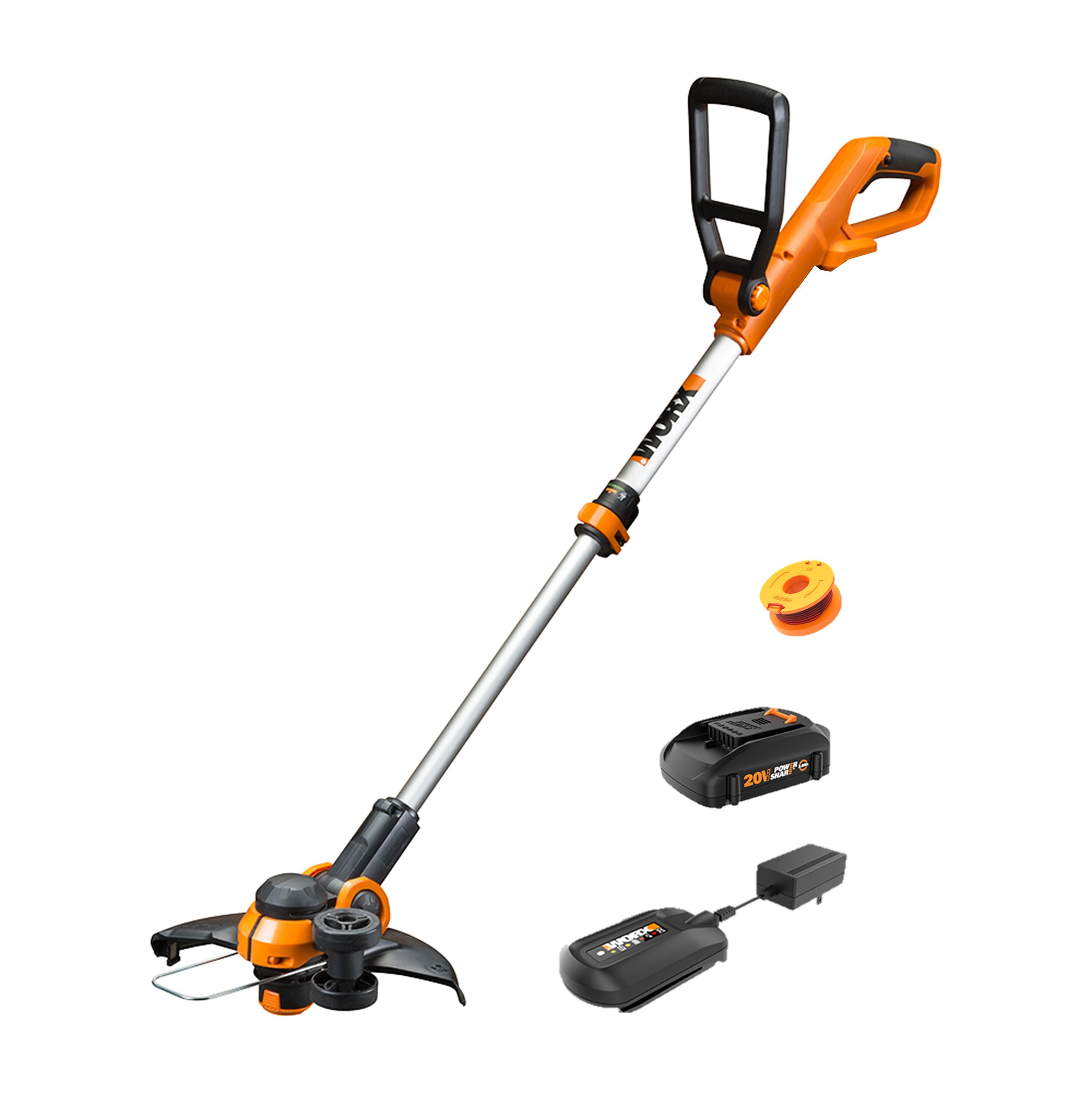 WORX Power Share 20-volt 12.0-in Telescopic Shaft Battery String Trimmer 2 Ah (Battery Included) (Charger Included) - Image 1