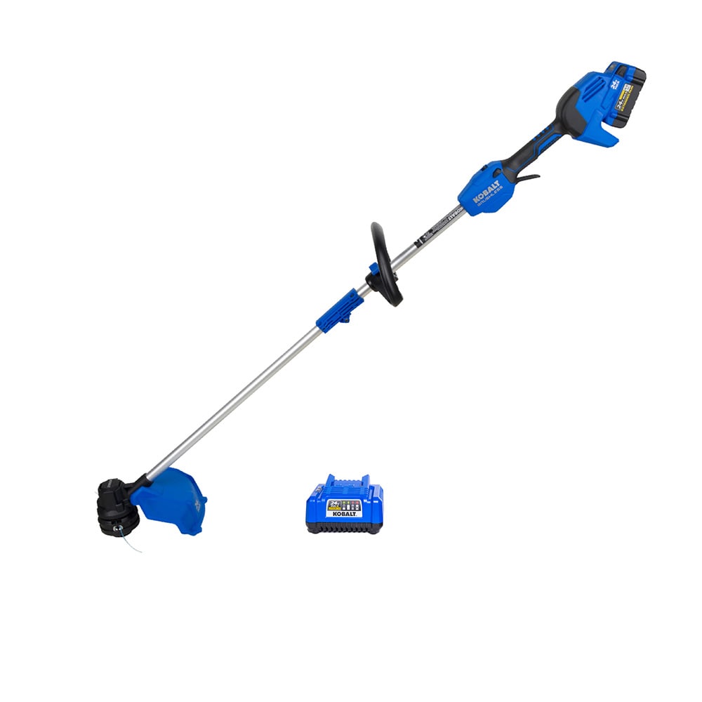 Kobalt 24-volt 14-in Straight Shaft Battery String Trimmer 4.0 Ah (Battery Included) (Charger Included) - Image 1