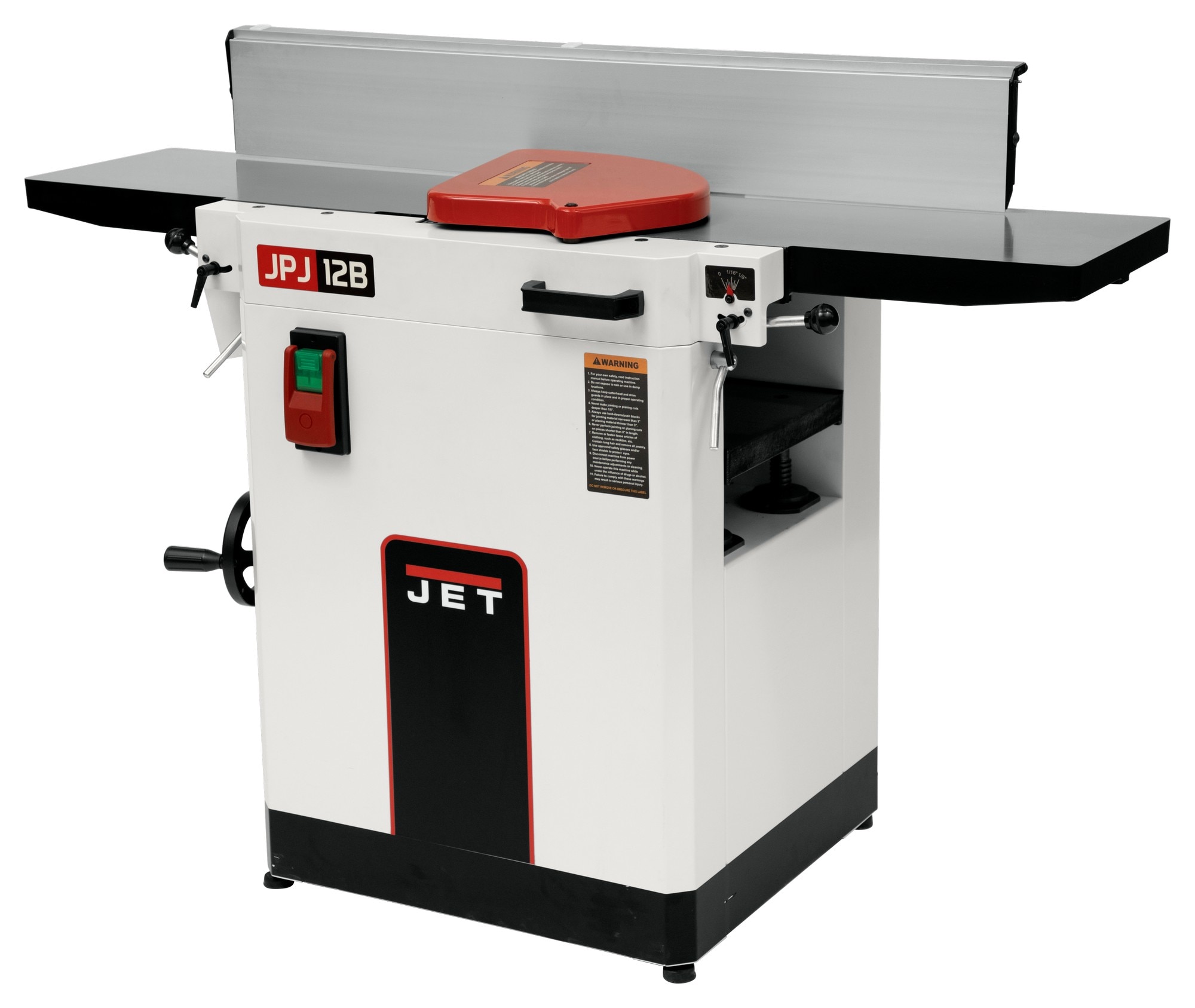JPJ-12B 12 in. Planer/Jointer 230-Volt 3HP Straight Knives - Image 1