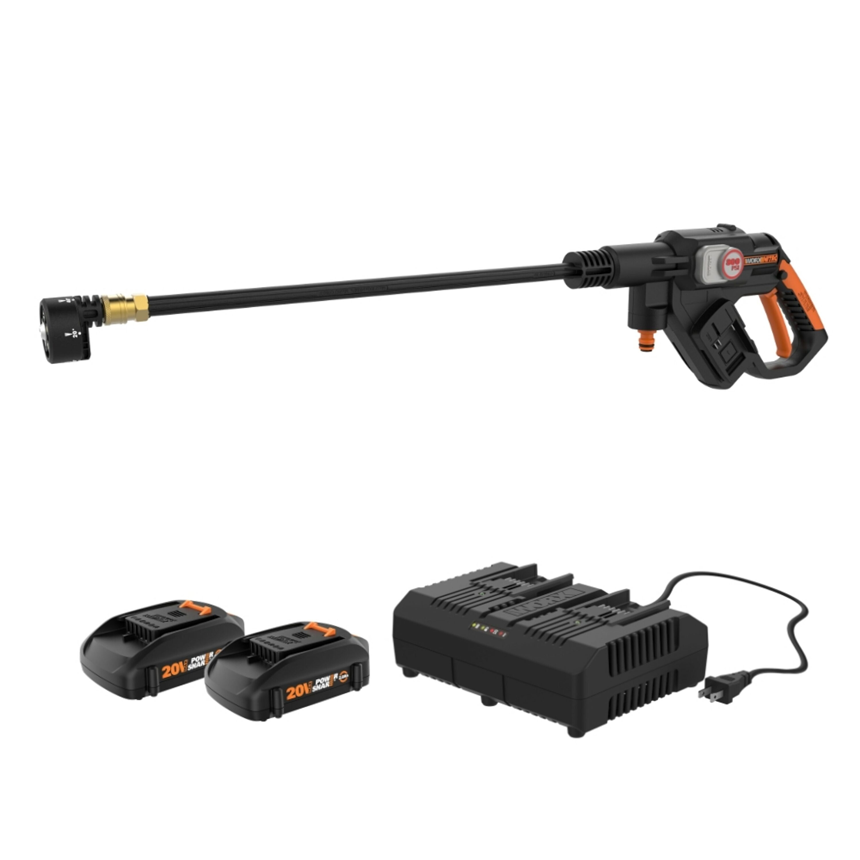 WORX Nitro Power Share 800-PSI 0.92-GPM Cold Water Battery Pressure washer with 1 Spray Tips 2 Ah (Battery Included) (Charger Included) - Image 1