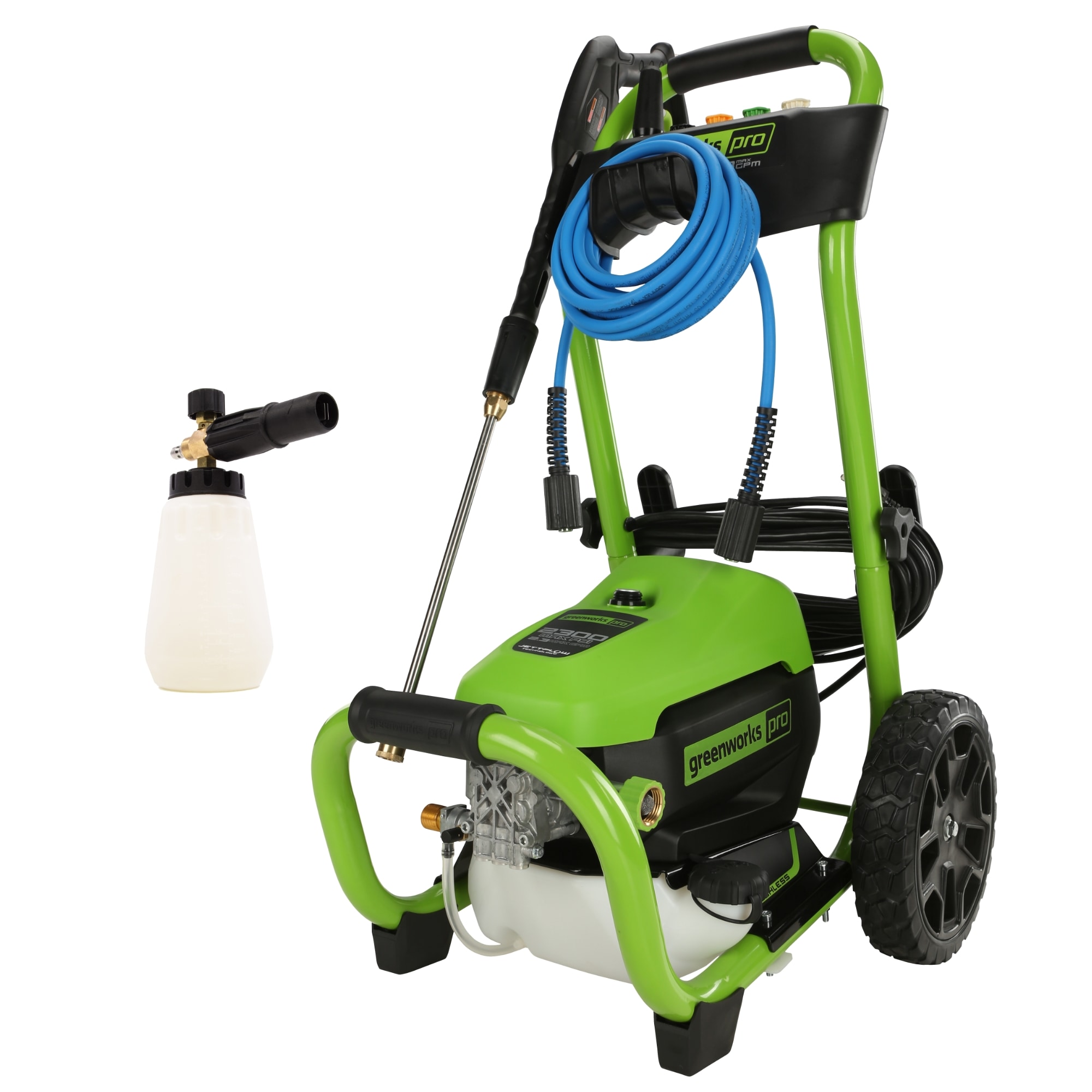 Greenworks 2300-PSI 2.3-GPM Cold Water Electric Pressure washer with 5 Spray Tips - Image 1