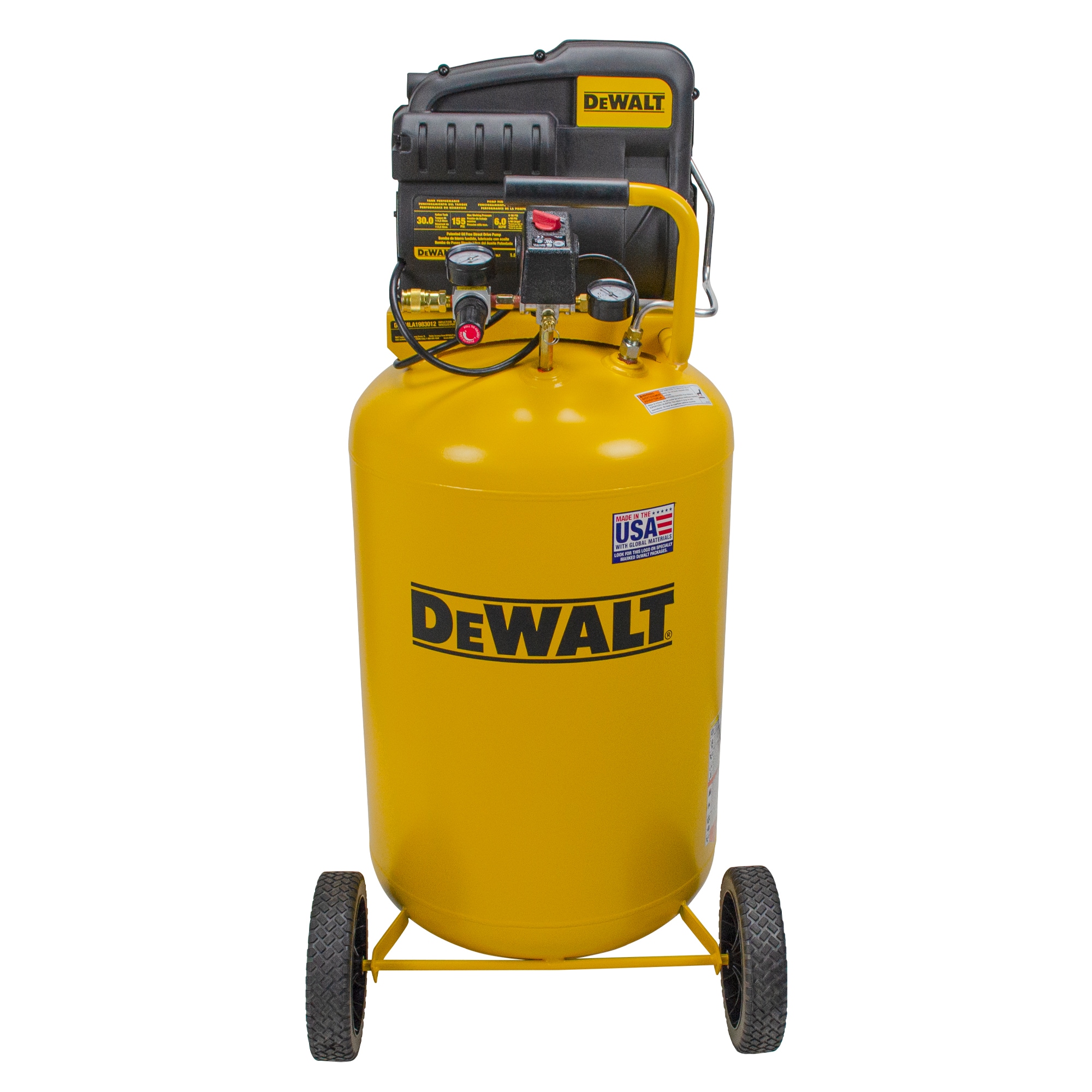 DEWALT 30-Gallon Portable Electric 155 PSI Vertical Air Compressor - Image 1