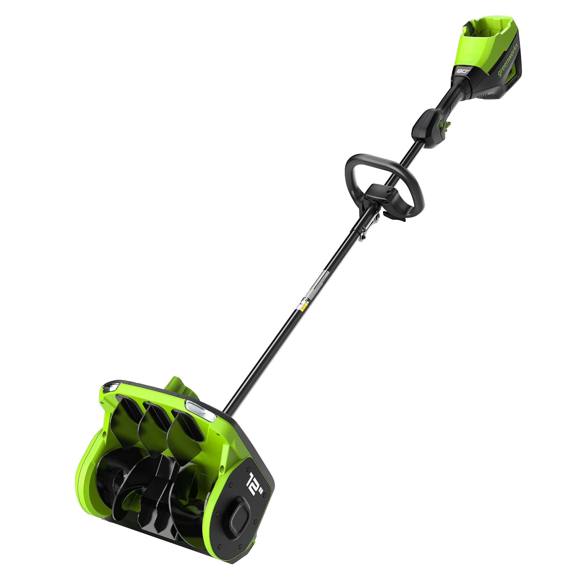 Greenworks 80-volt 12-in Single-stage Push Battery Powered Snow Shovel - Image 1