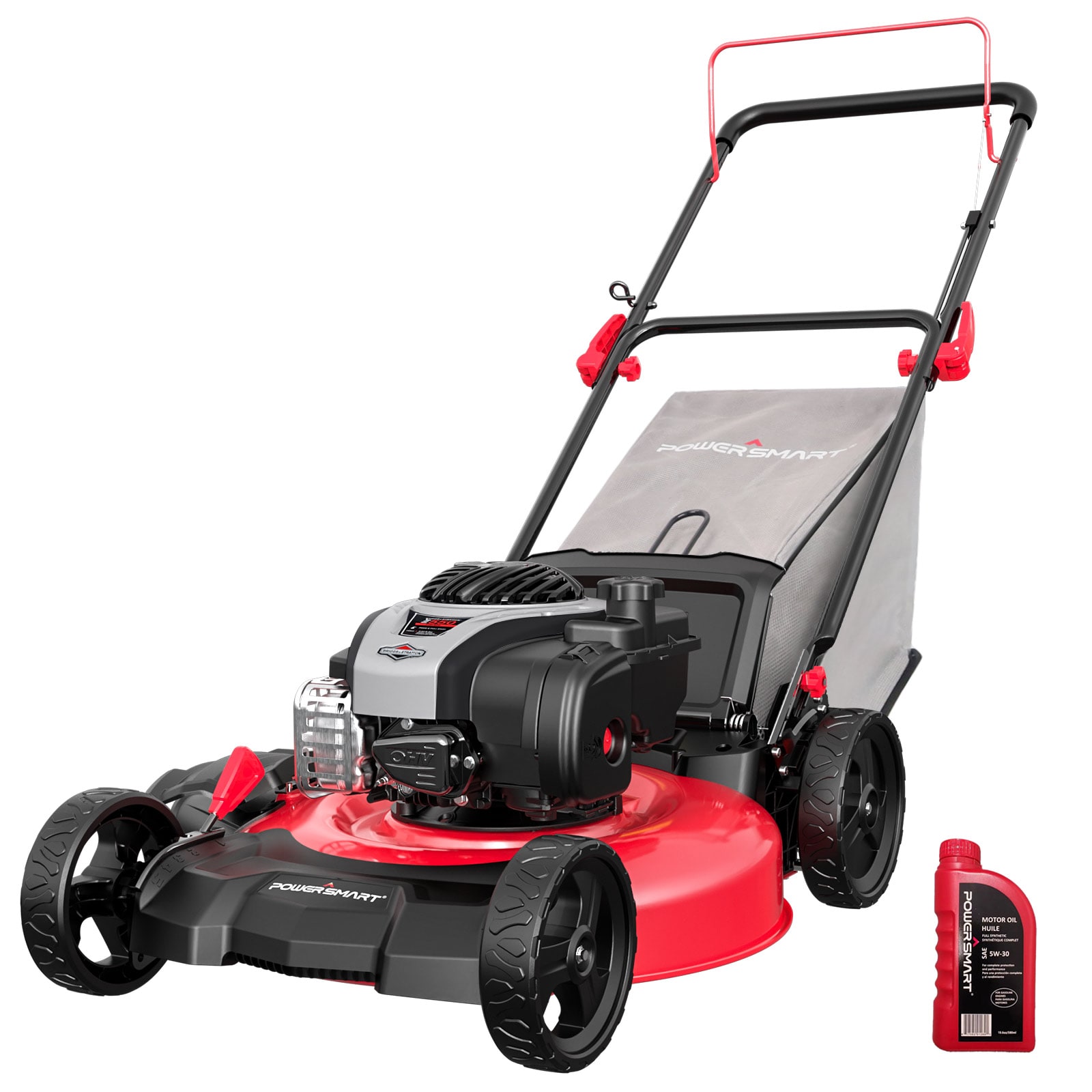 PowerSmart 21-in Gas Push lawn mower with 140-cc Briggs and Stratton Engine - Image 1