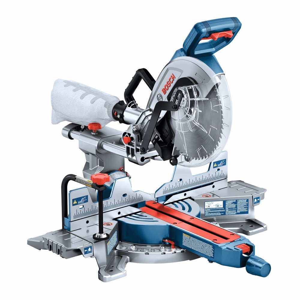 Bosch Professional 12-in Dual Bevel Sliding Folding Corded Miter Saw - Image 1