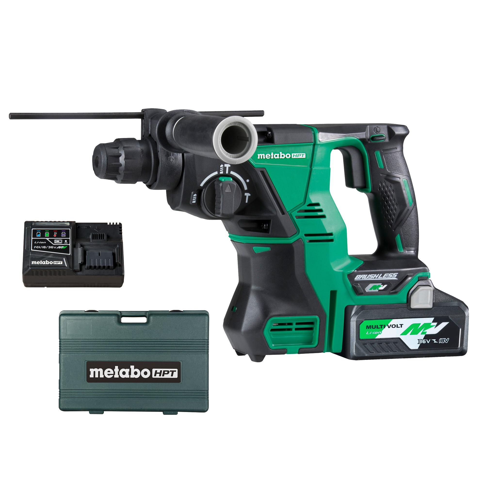 Metabo HPT SDS-Plus SDS-plus Variable Speed Cordless Rotary Hammer Drill - Image 1