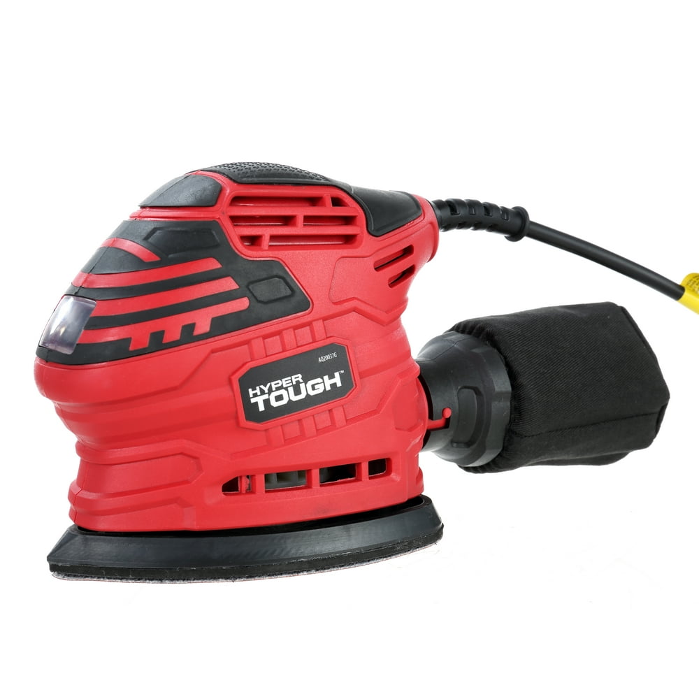 HyperTough 1.5-Amp Detail Sander with Sand Paper, Corded, AQ20037G - Image 1