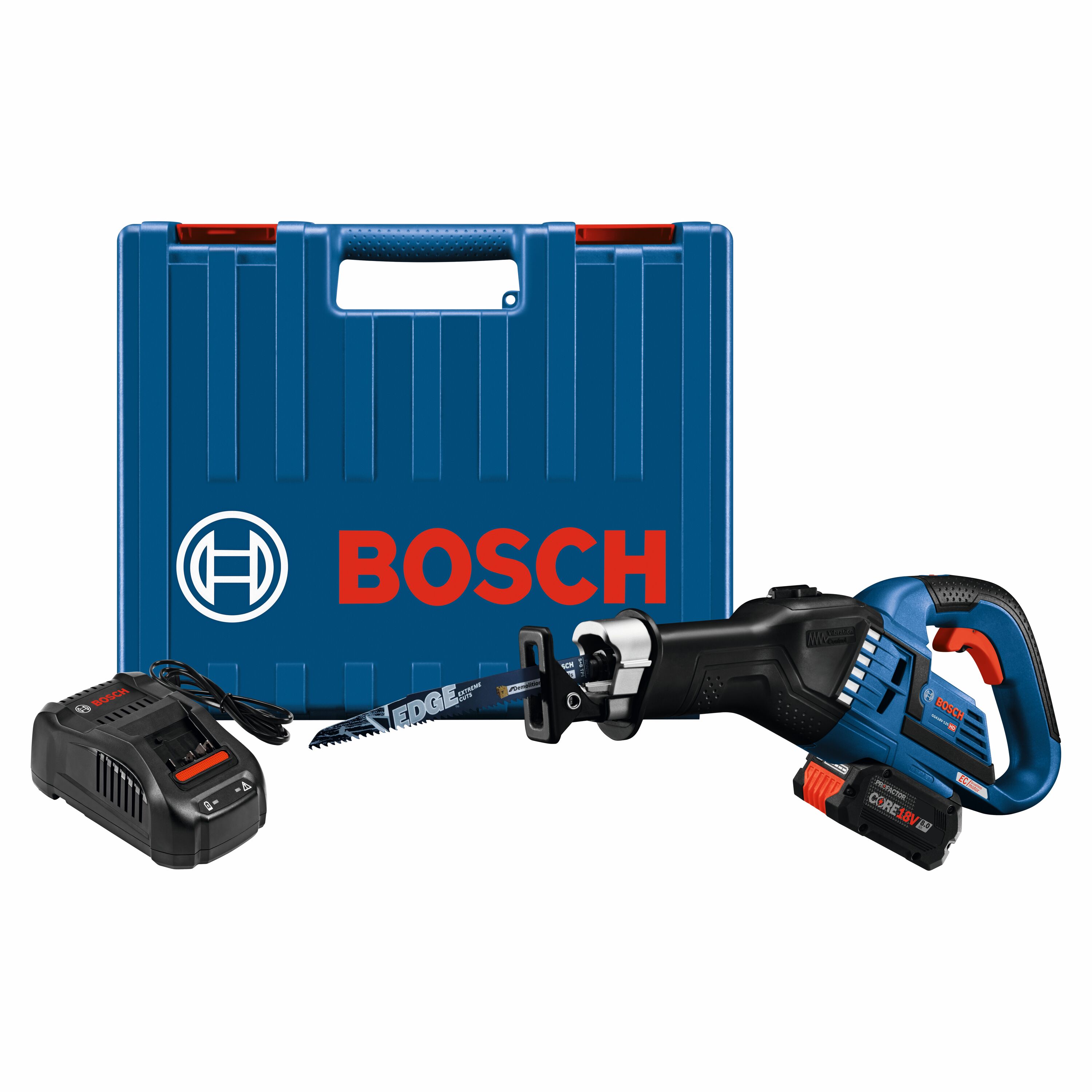 Bosch 18-volt 8 -Amp Variable Speed Brushless Cordless Reciprocating Saw ( Battery Included and Charger Included ) - Image 1