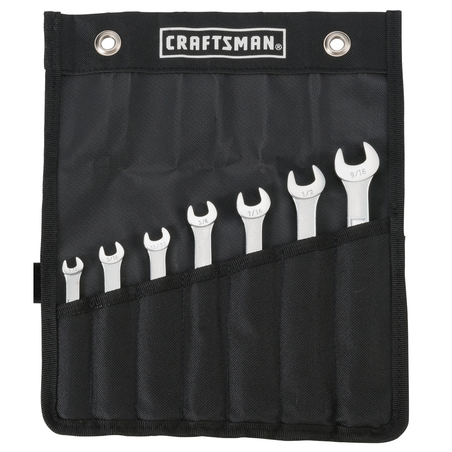 CRAFTSMAN SAE Wrench Set, 7-Piece, Includes Tool Pouch (CMMT21085) - Image 1