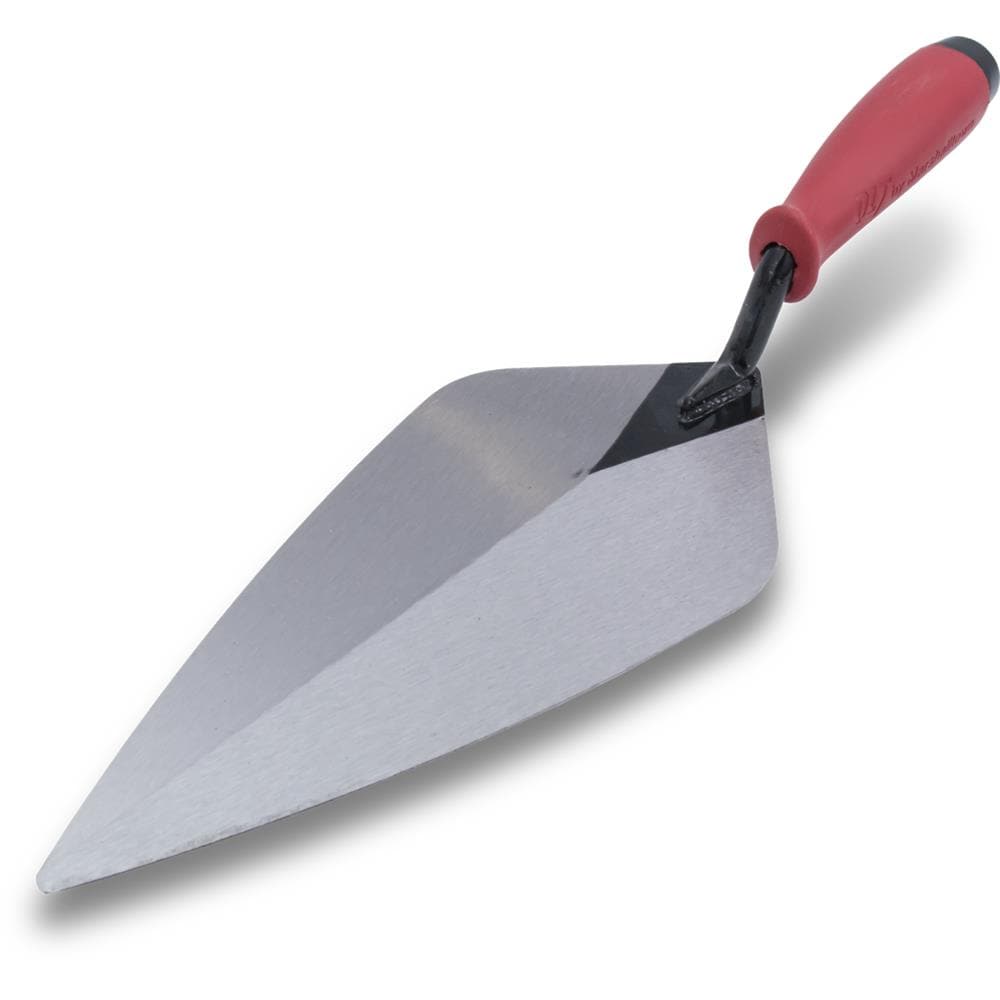 QLT by Marshalltown 12-in x 5.75-in Steel Brick Rubber Handle Trowel - Image 1