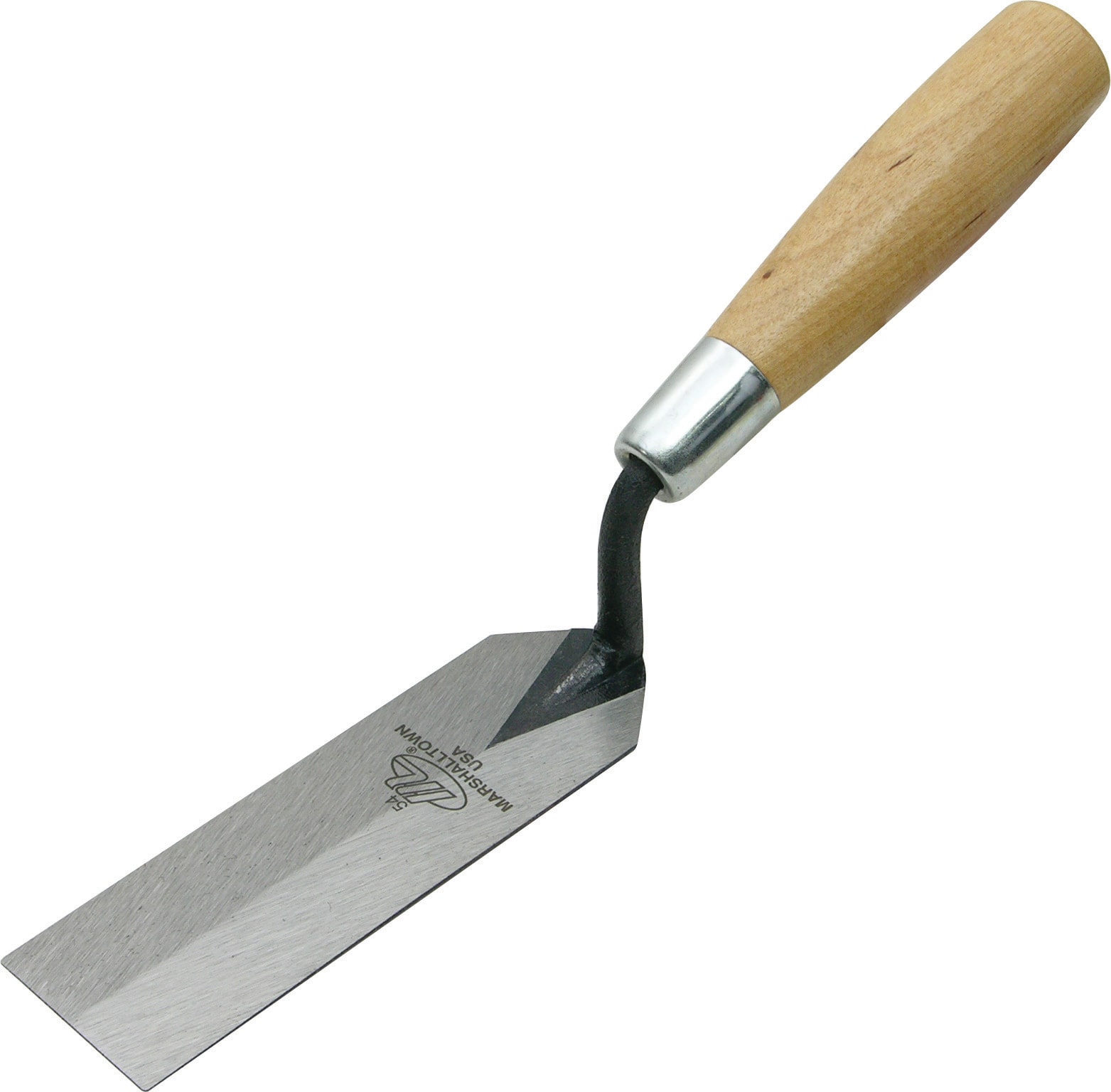 Marshalltown 6-in x 2-in High carbon steel Margin Wood Handle Trowel - Image 1