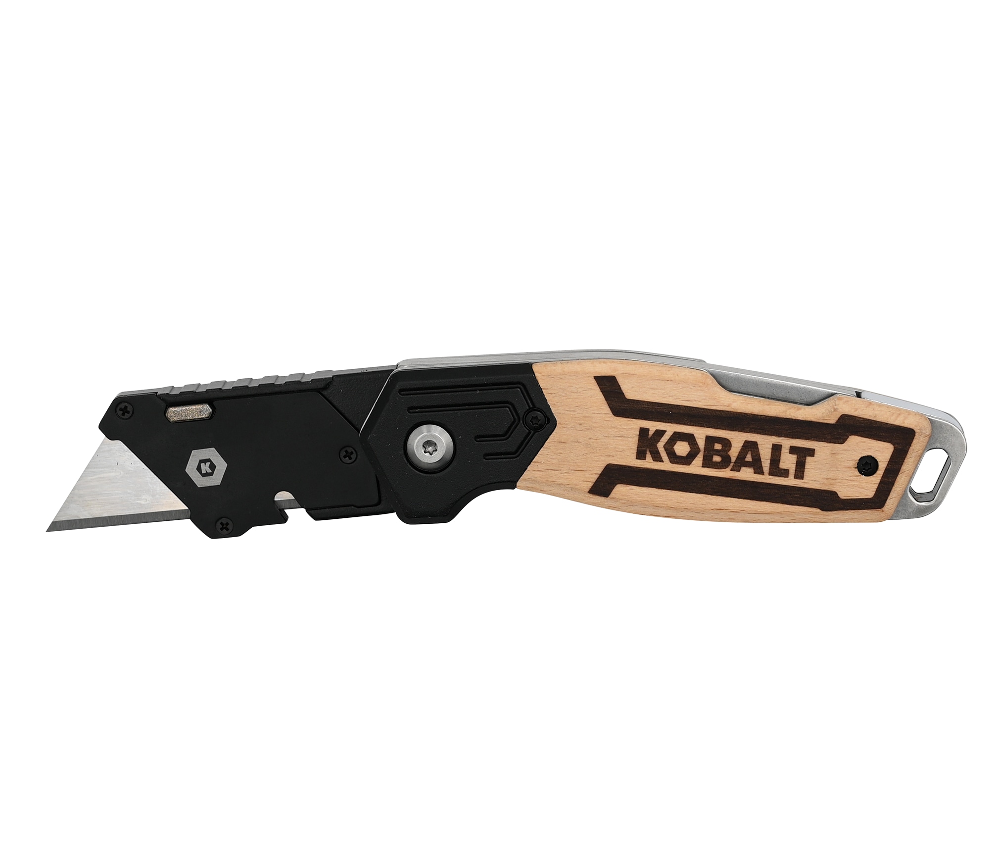Kobalt Wooden 3/4-in 1 -Blade Folding Utility Knife - Image 1