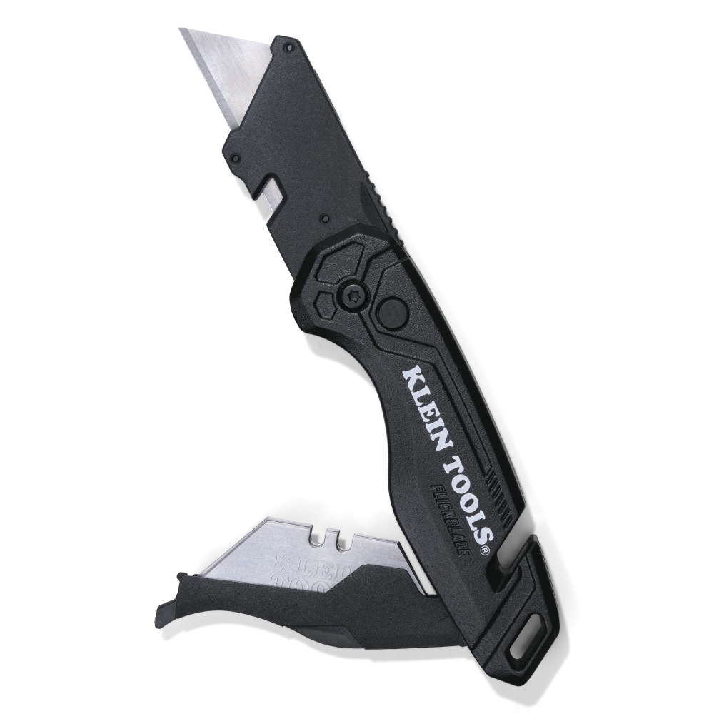 Klein Tools FLICKBLADE Blackout Utility Knife with Blade Storage - Image 1