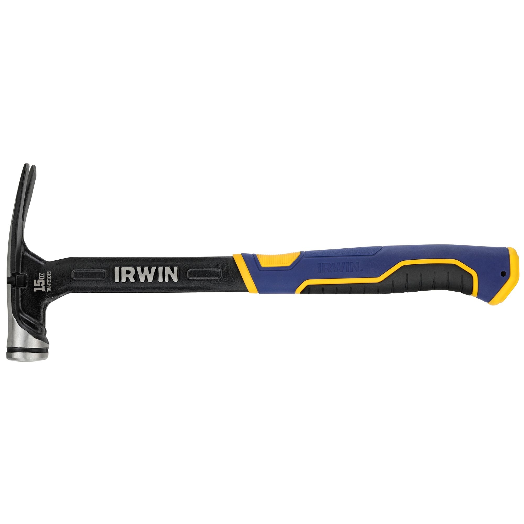 IRWIN 15 -oz Steel Head Steel Handle Claw hammer - Image 1
