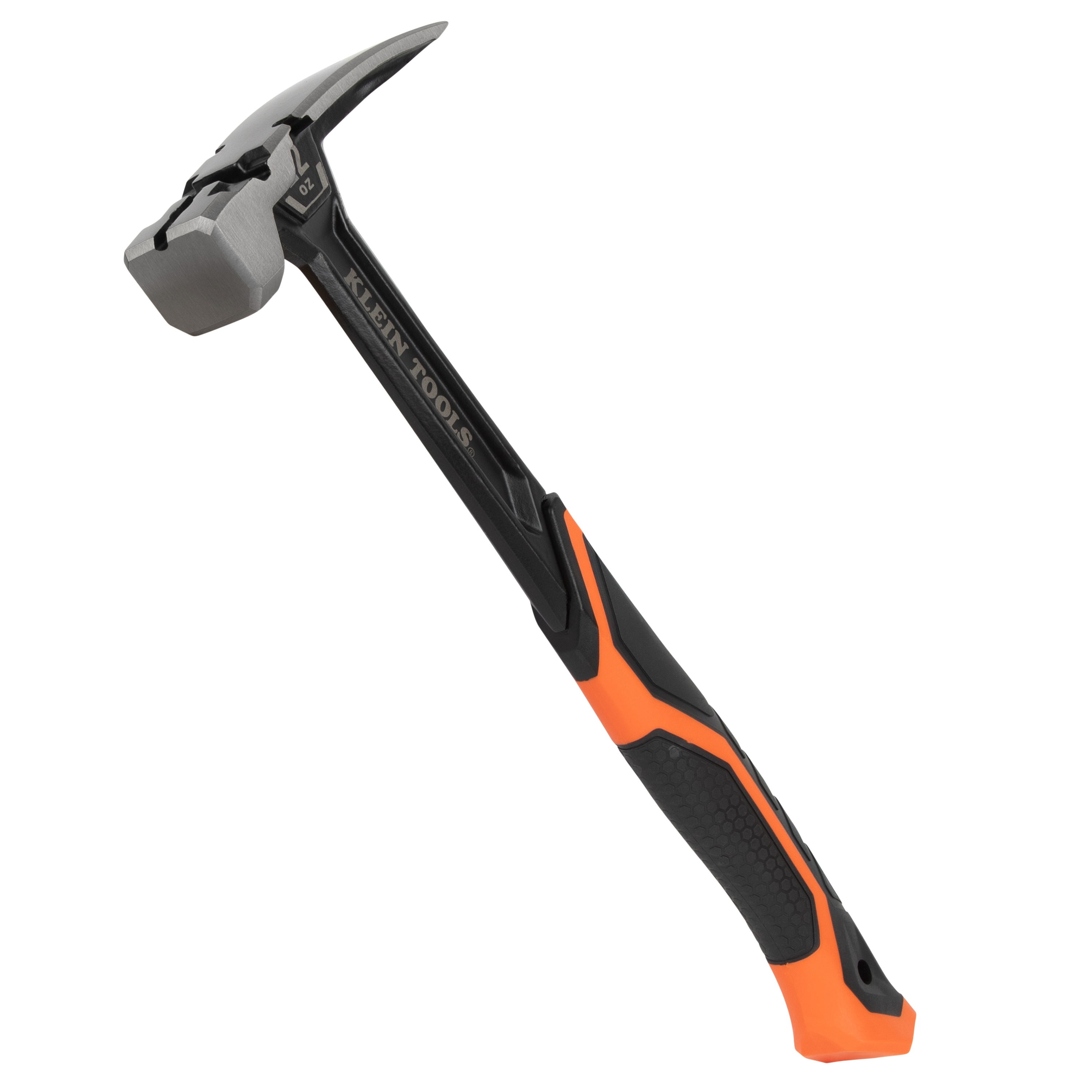 Klein Tools H80922S Smooth Face Framing Hammer with Straight Claw, 22-Ounce Forged Steel, Magnetic Nail Starter, and Extra-Large Squared Strike Face - Image 1