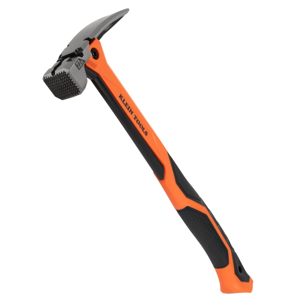 Klein Tools Milled Face Anti-Vibration Hammer, 22-Ounce - Image 1