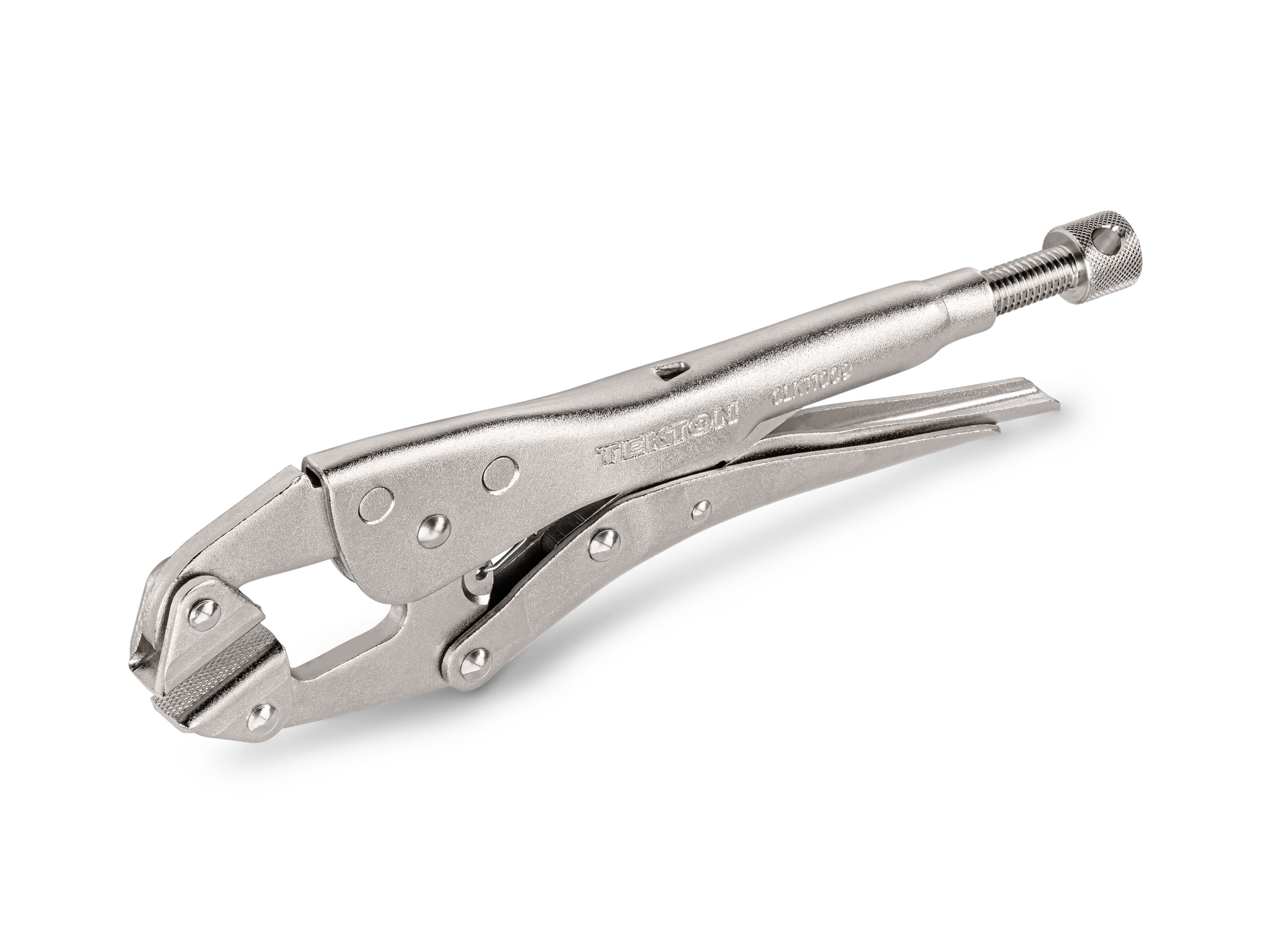 TEKTON 9 Inch Swivel Pad Locking Clamp 9-in Locking pliers - Image 1
