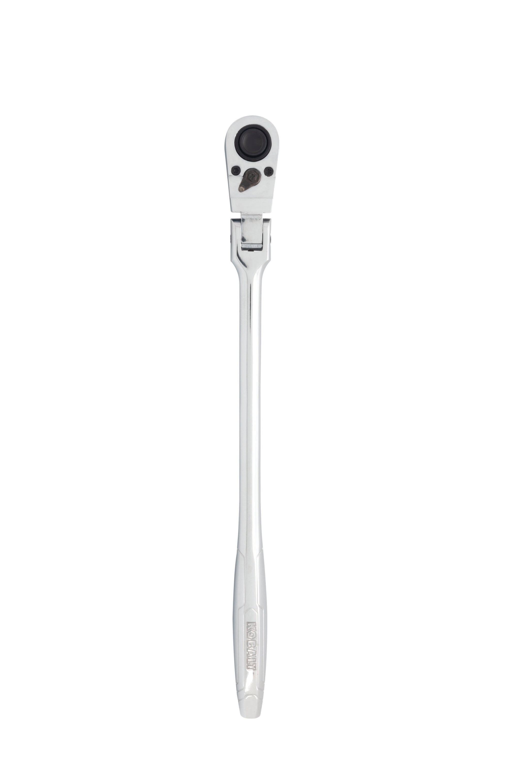 Kobalt 90 -Tooth 3/8-in Drive Full polish Handle Flexible Head Ratchet - Image 1