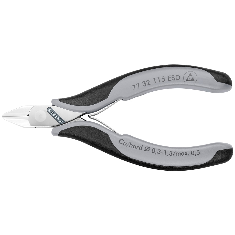 4-1/2 in. Electronics Diagonal Cutters with ESD Handles - Image 1
