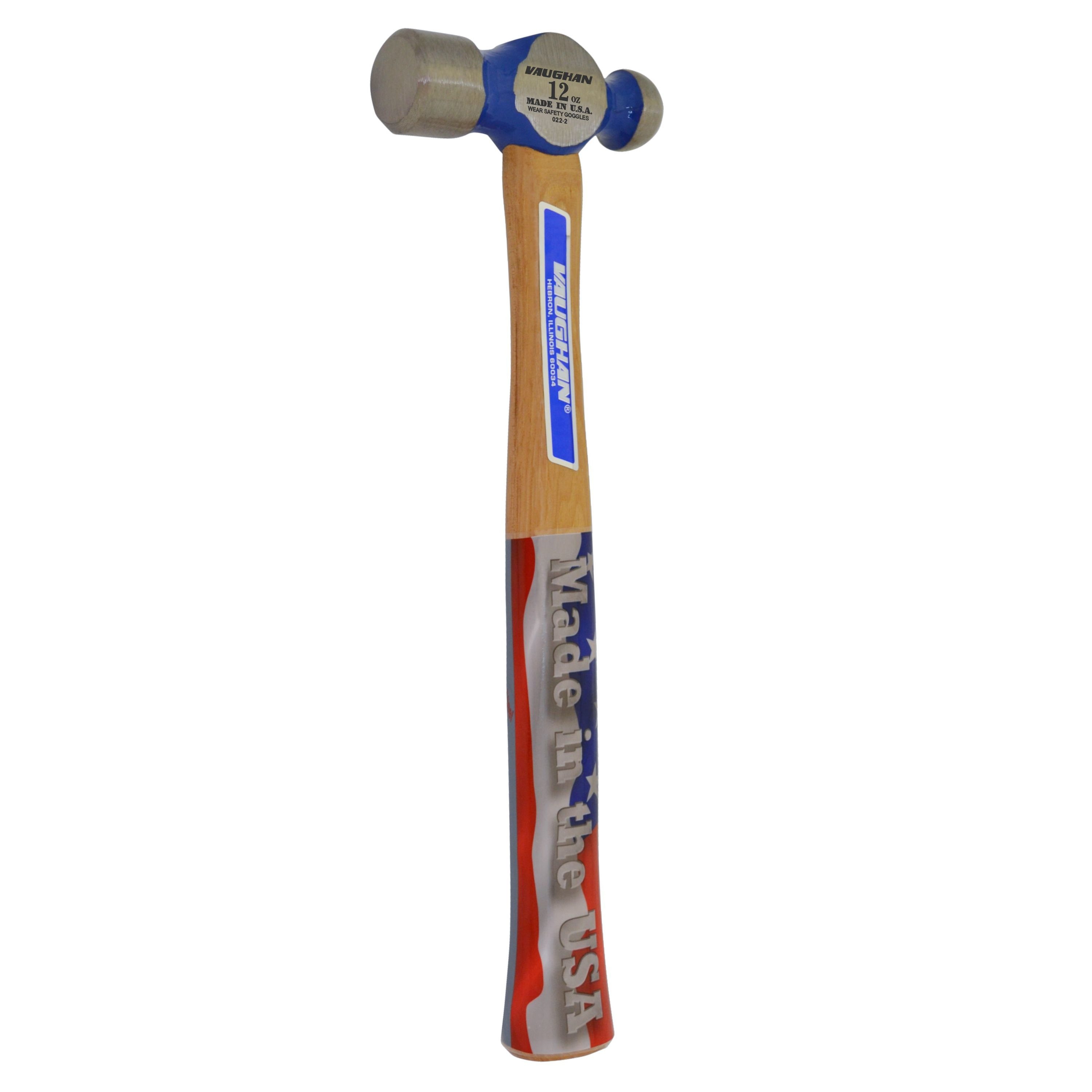 12 oz. Steel Ball Pein Hammer with 12 in. Hardwood Handle - Image 1