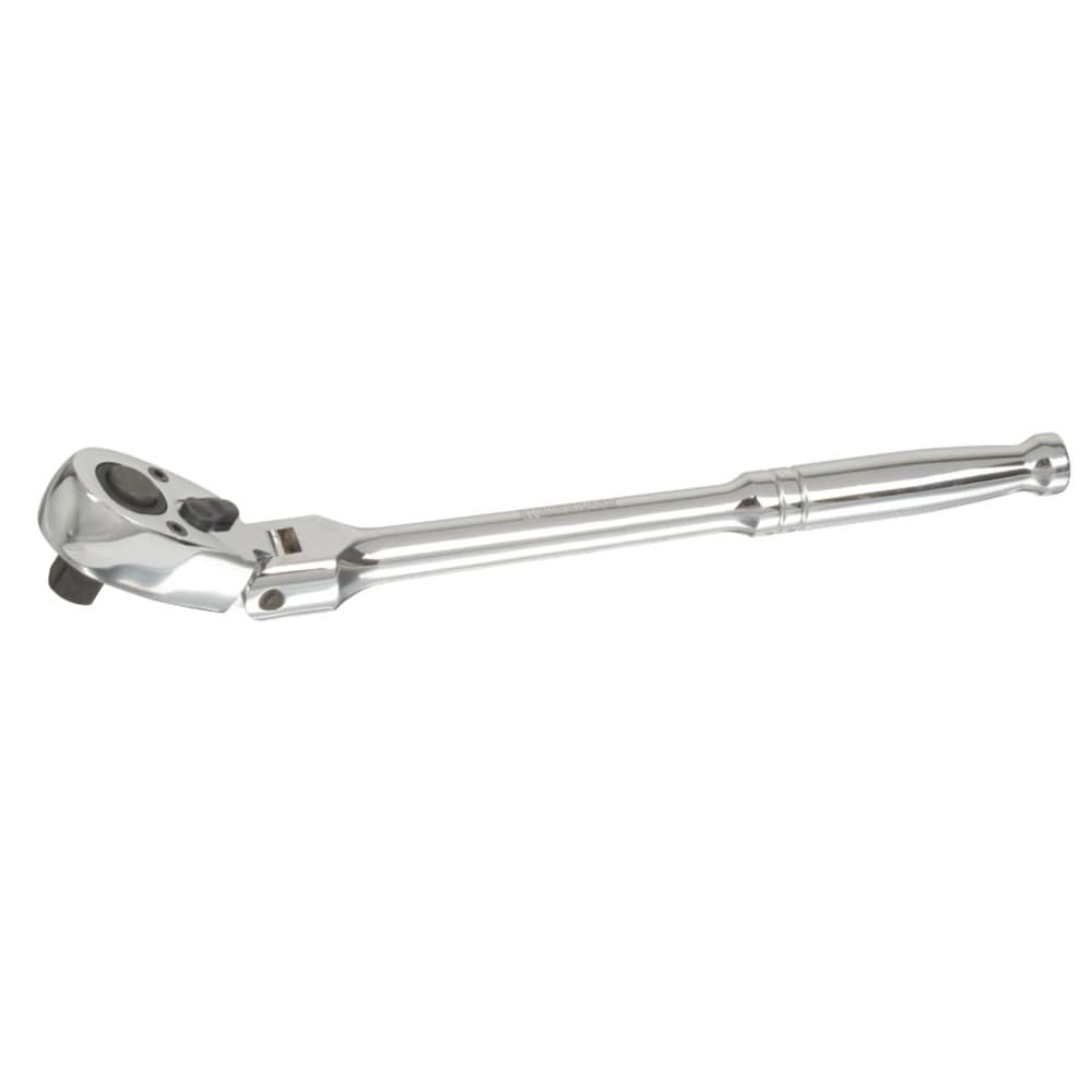 Kobalt 90 -Tooth 1/4-in Drive Full polish Handle Flexible Head Ratchet - Image 1