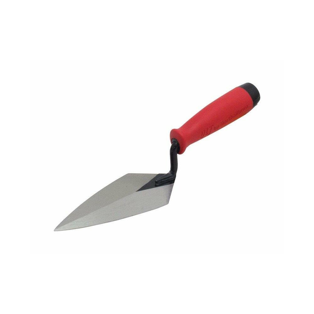 QLT by Marshalltown 7-in x 3-in Steel Pointing Rubber Handle Trowel - Image 1