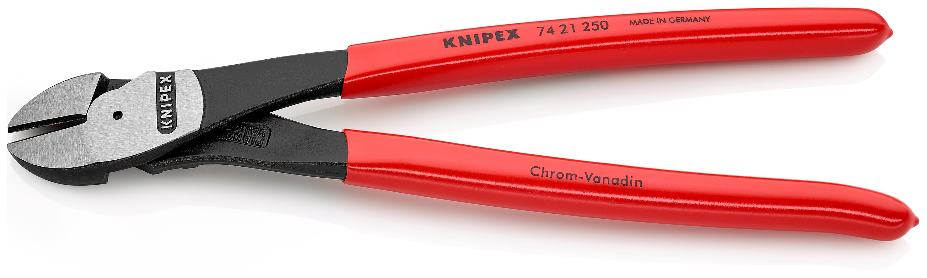 Knipex Diagonal Cutter Plastic Coated Handle 250mm - Image 1