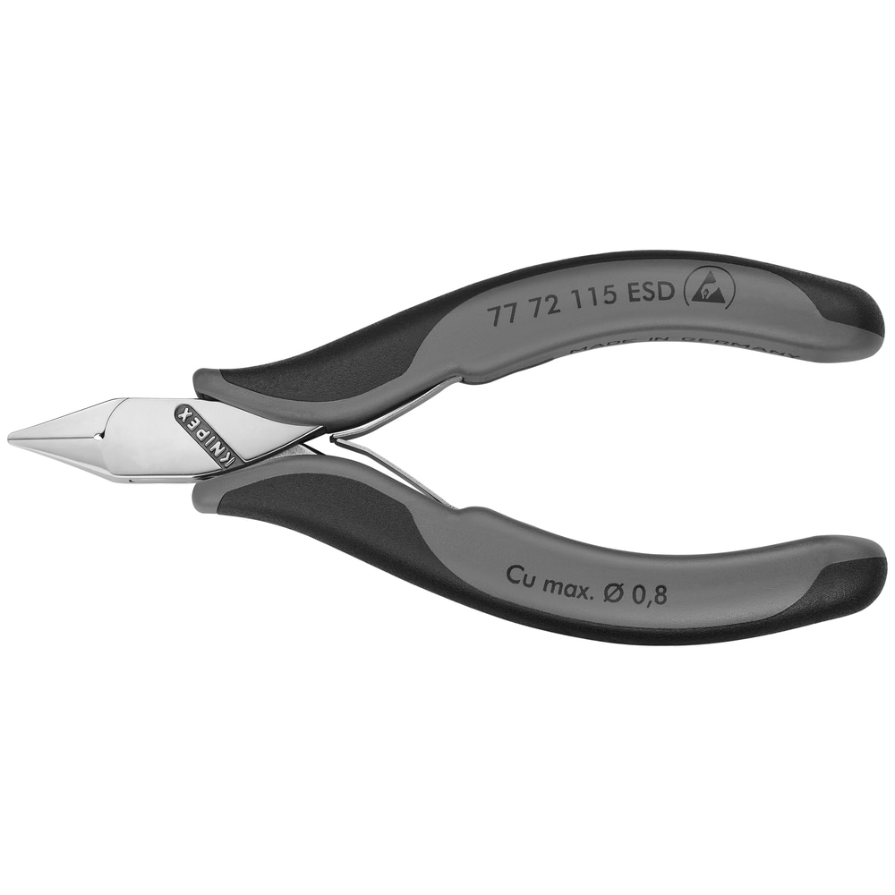 4-1/2 in. Electronics Diagonal Cutters with ESD Handles - Image 1