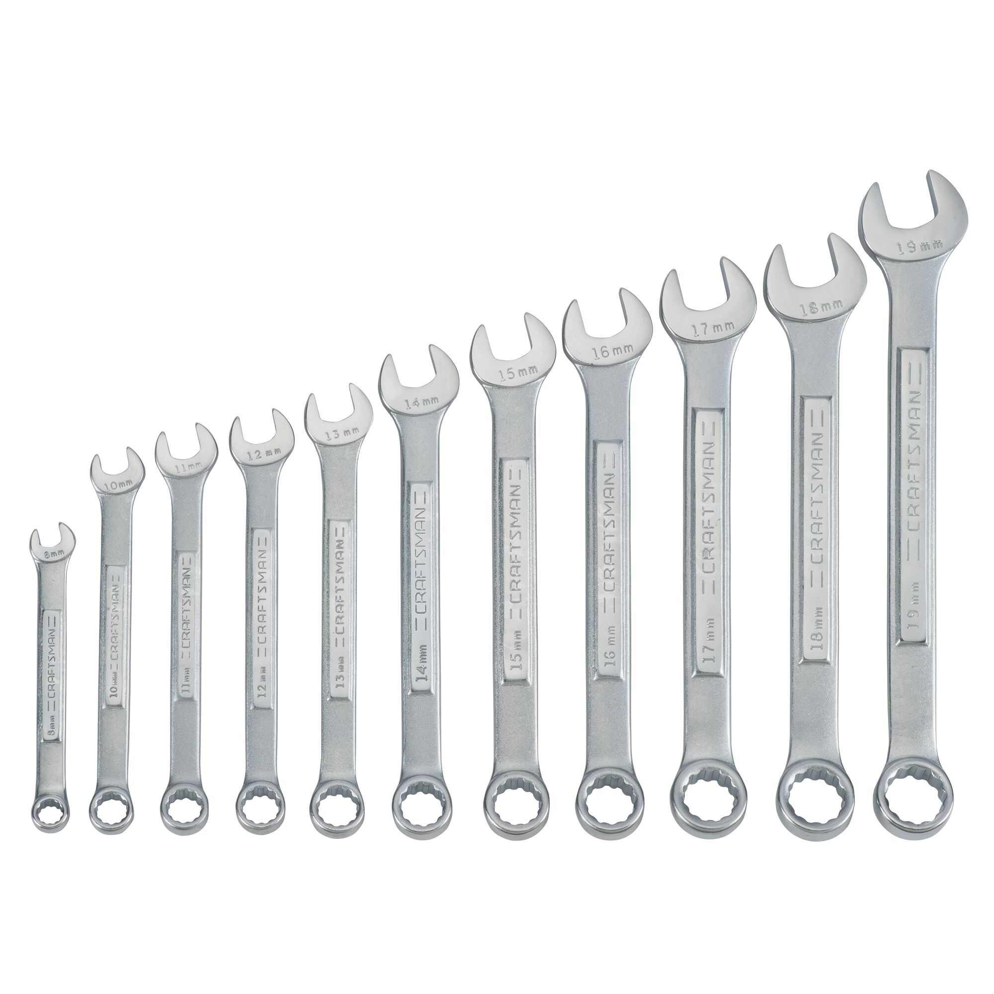 CRAFTSMAN 11 -Piece Set 12-point Metric Standard Combination Wrench (no case) - Image 1