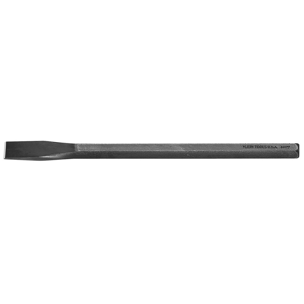 Klein Tools 3/4-Inch Cold Chisel, 12-Inch Length - Image 1