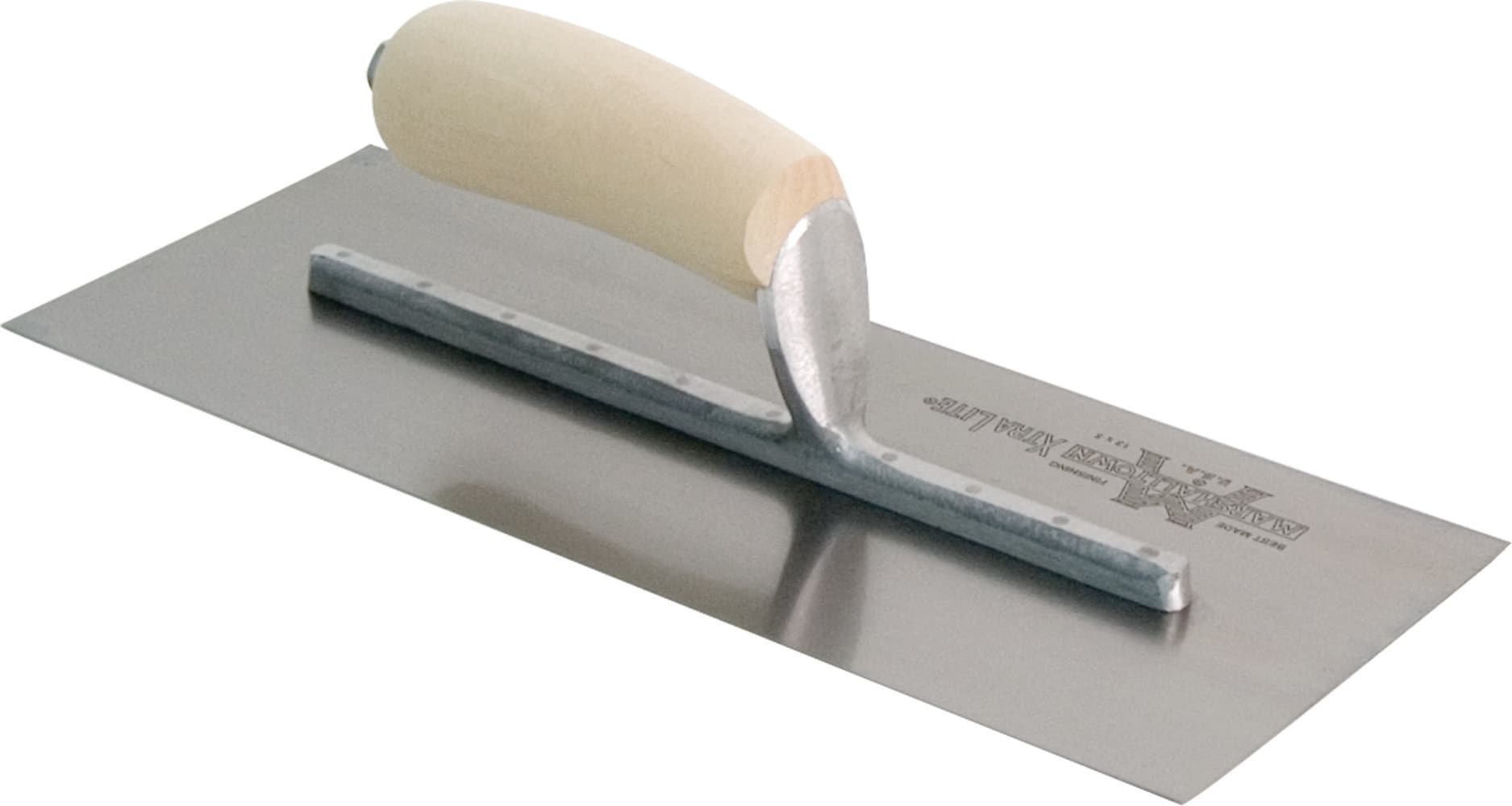 Marshalltown 14-in x 4-in High carbon steel Finishing Concrete Trowel - Image 1