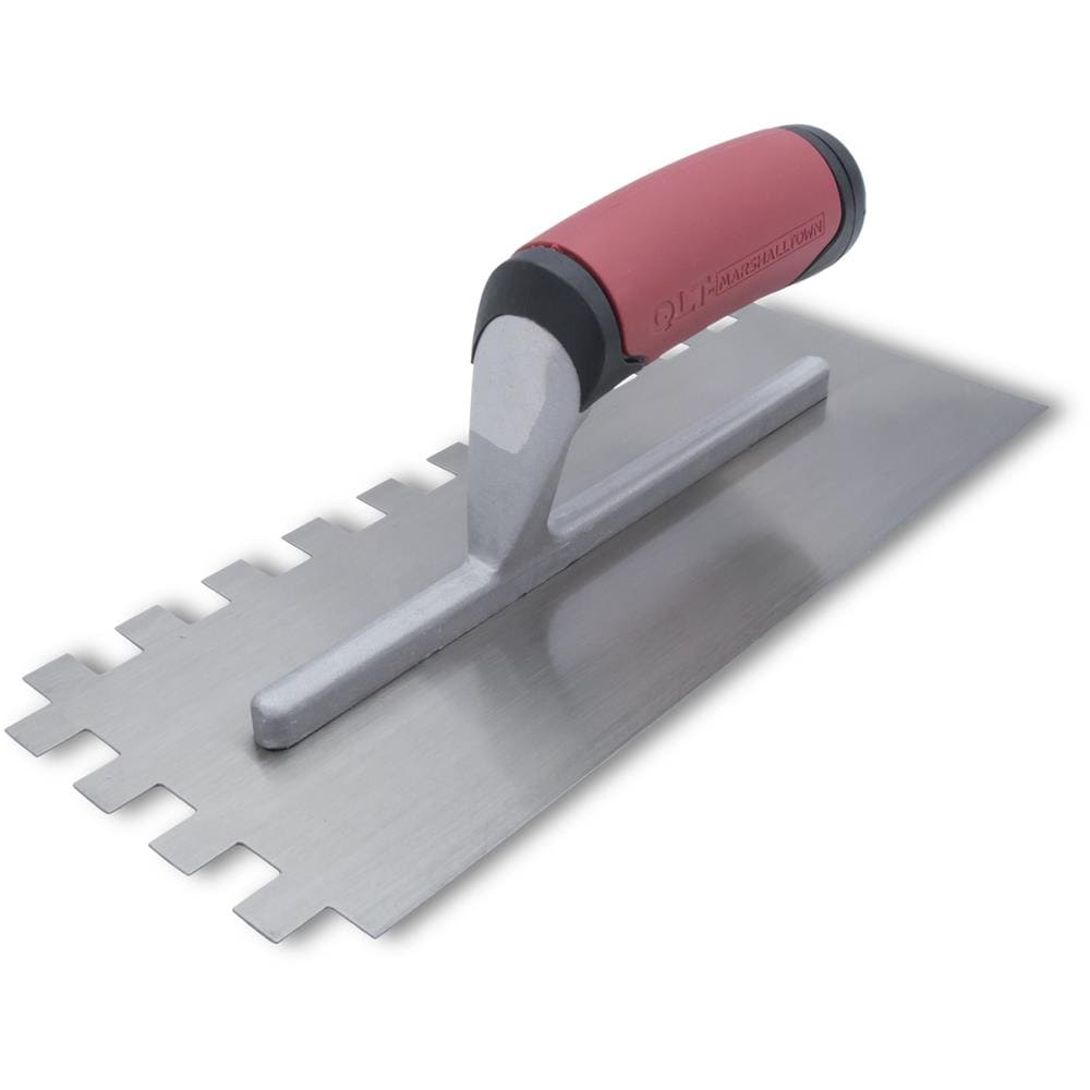 Marshalltown 1/2-in x 1/2-in x 1/2-in Ground Steel Square Notch Ceramic Floor Trowel - Image 1