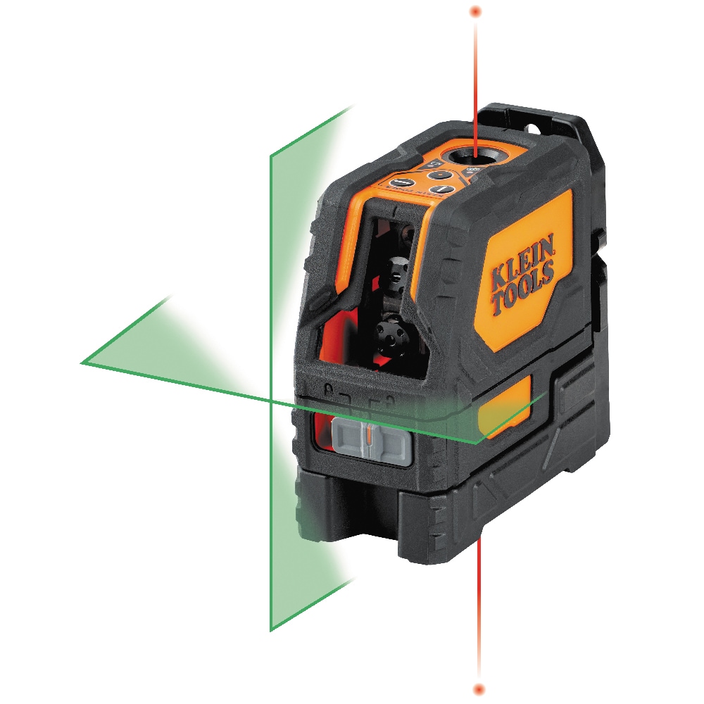 Klein Tools Rechargeable Self-Leveling Green Cross-Line Laser Level with Red Plumb - Image 1