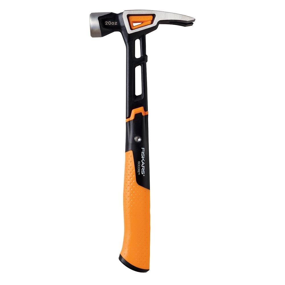 Fiskars PRO IsoCore 20 -oz Steel Head Composite Handle Claw hammer - Image 1