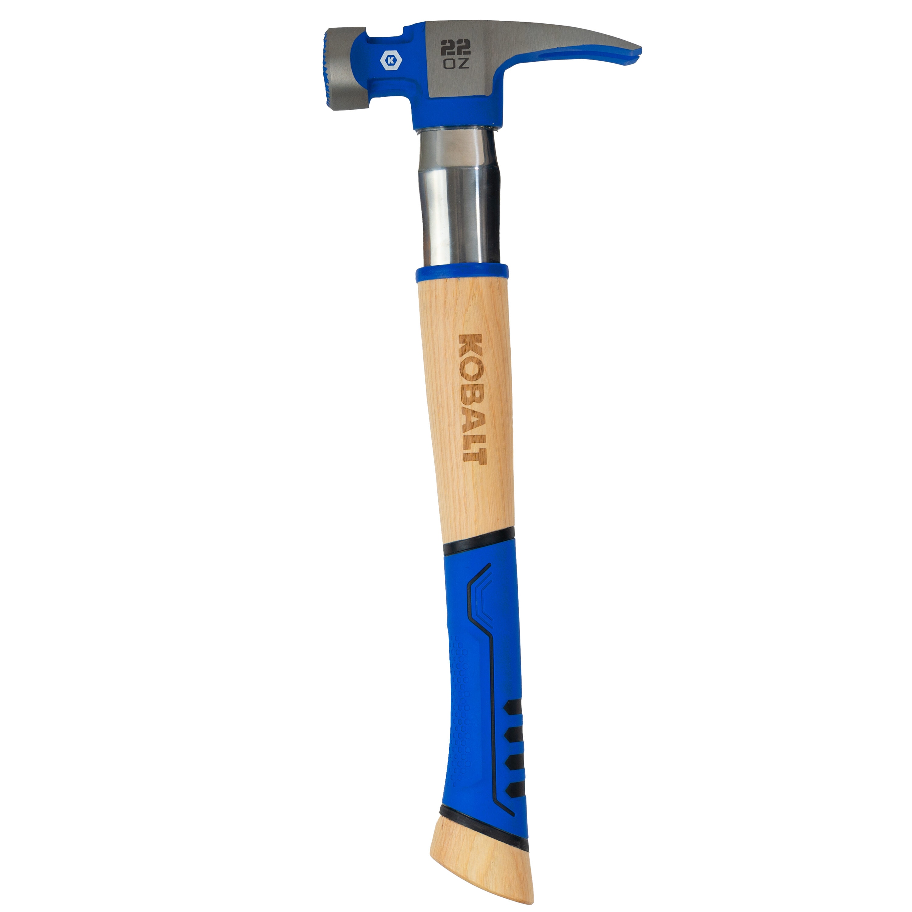 Kobalt 22 -oz Steel Head Wood Handle Framing hammer - Image 1