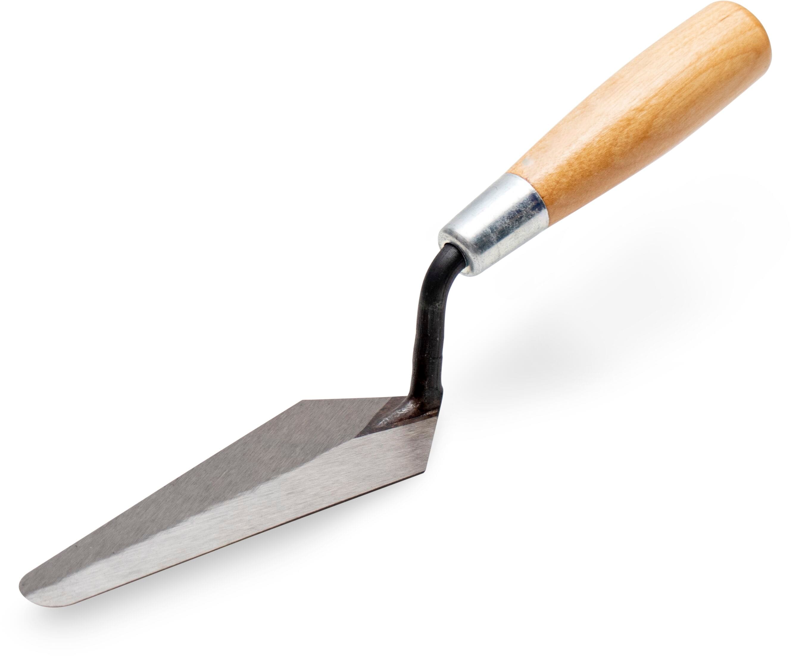Marshalltown 5.5-in x 1.87-in High carbon steel Insulator Wood Handle Trowel - Image 1