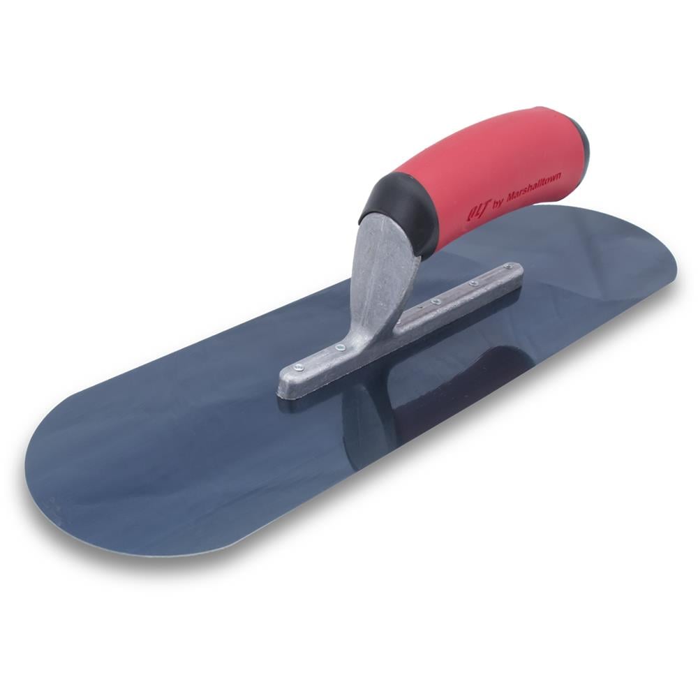 14 in. x 4 in. Blue Steel Pool Trowel-Resilient Handle - Image 1
