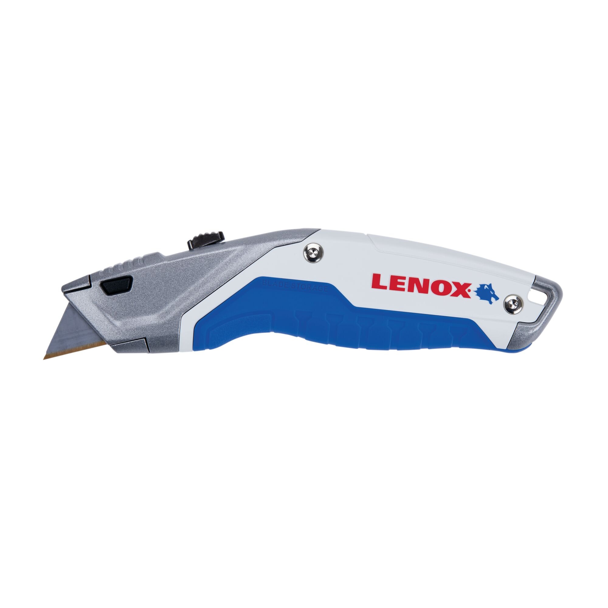 LENOX Utility Knife with 3 Bi-Metal Blades, Retractable, Foldable and Portable, Blade Storage (LXHT10599) - Image 1