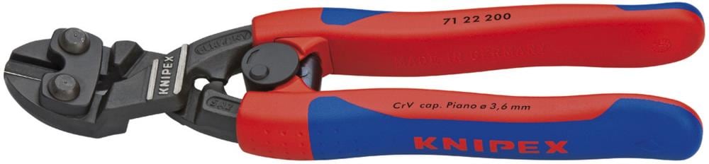 8 in. Angled High Leverage Cobolt Comfort Grip Cutting Pliers - Image 1