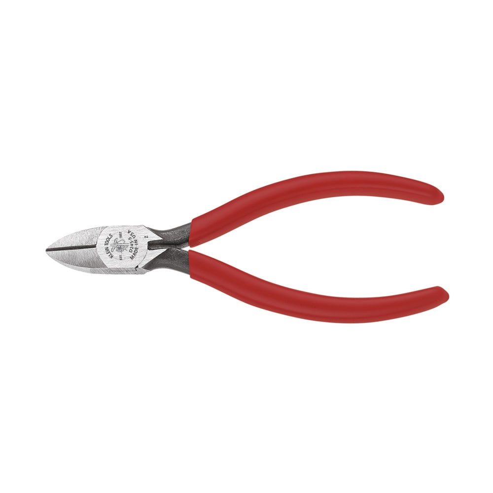 Klein Tools Diagonal Cutting Pliers, Tapered Nose, 5-Inch - Image 1