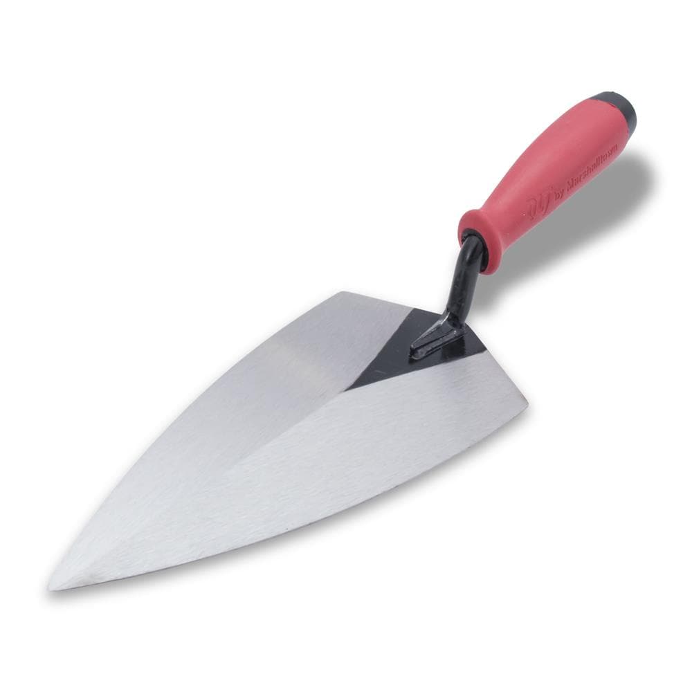 QLT by Marshalltown 10-in x 5-in Steel Brick Rubber Handle Trowel - Image 1