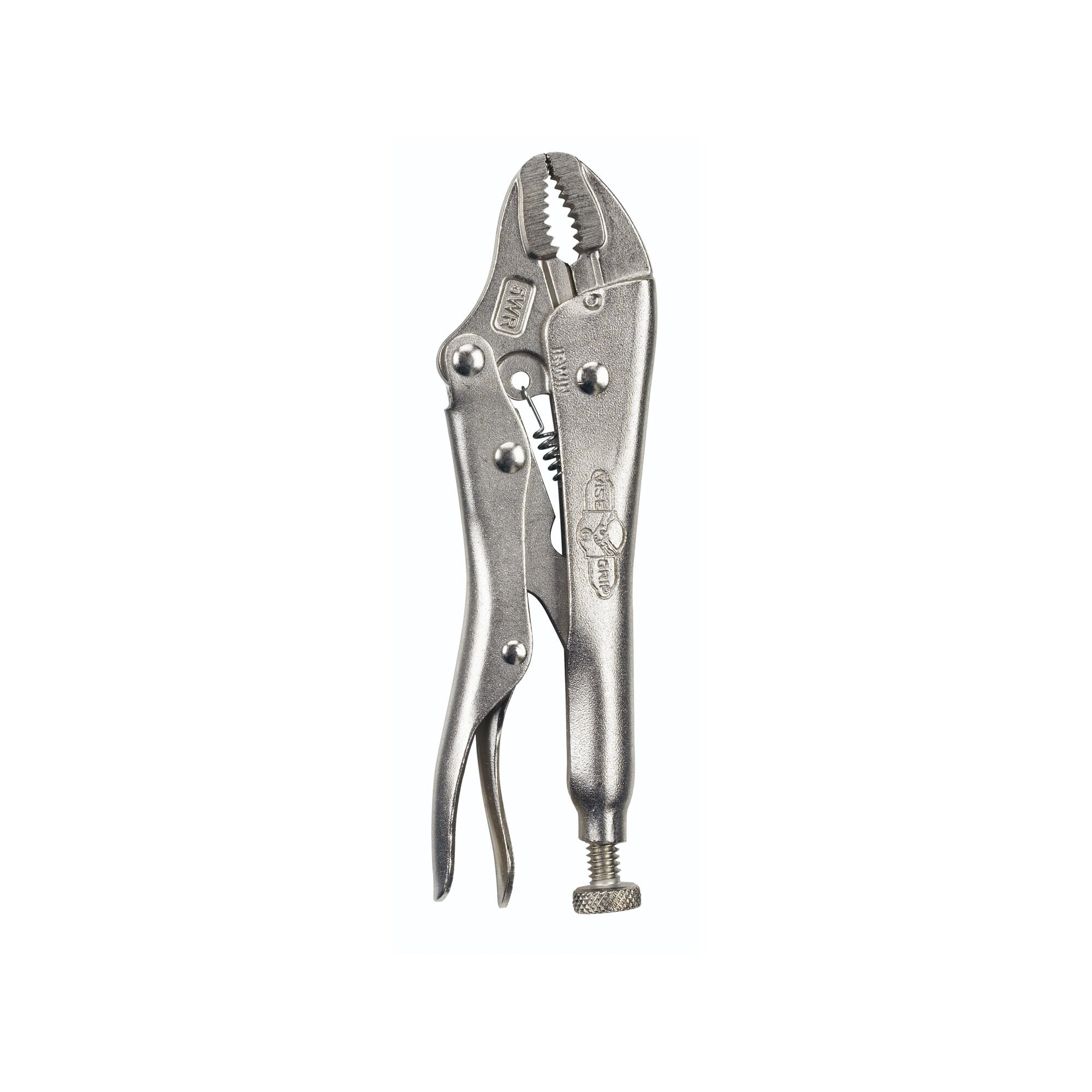 IRWIN VISE-GRIP Locking Pliers with Wire Cutter, 5-Inch, Curved Jaw (902L3) - Image 1
