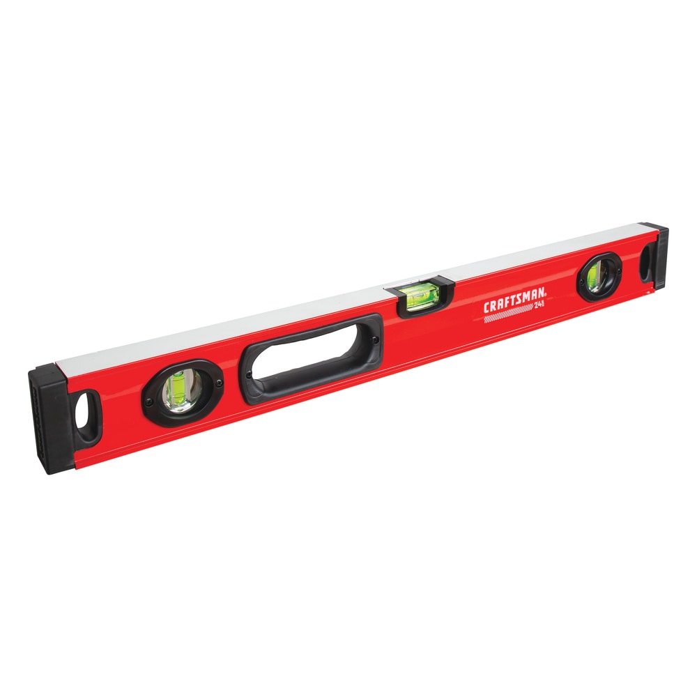 CRAFTSMAN Aluminum 24.0-in 3 Vial Box beam level - Image 1