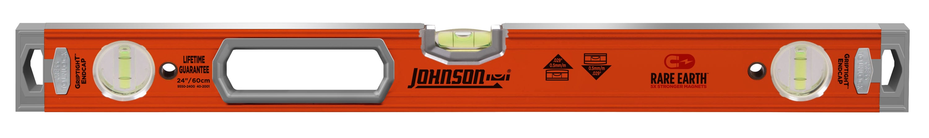 Johnson Level 24 Inch Magnetic Heavy Duty Aluminum Box Level - Image 1