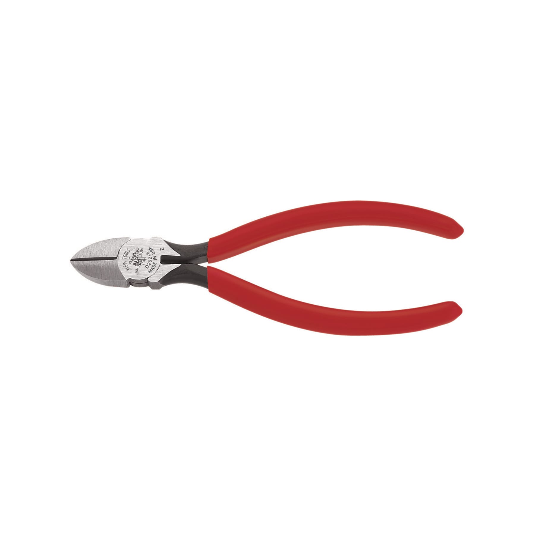 Klein Tools Diagonal Cutting Pliers, Tapered Nose, Spring-Loaded, 6-Inch - Image 1