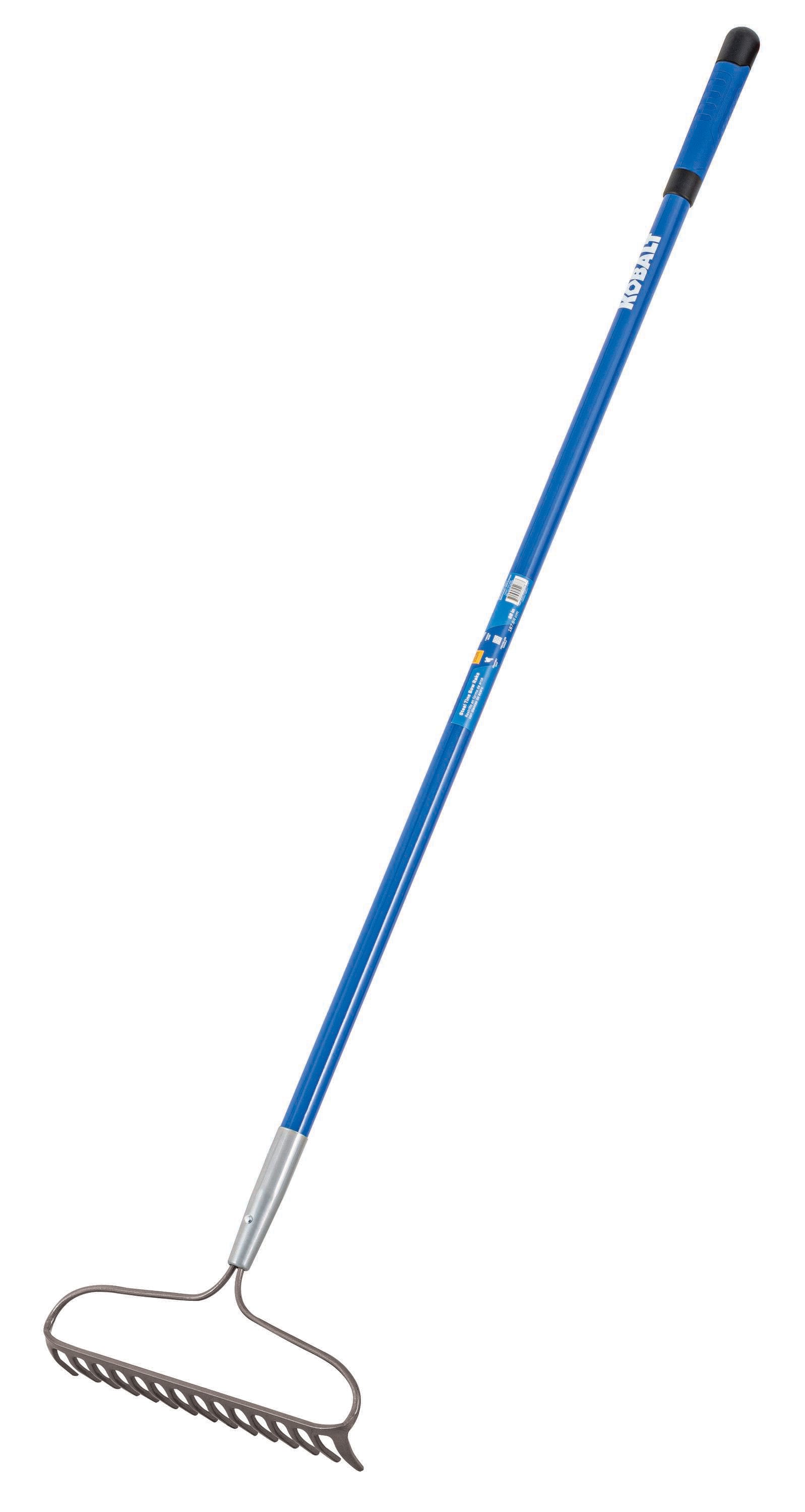 Kobalt 60-in L Fiberglass -Handle Forged steel Garden Rake - Image 1