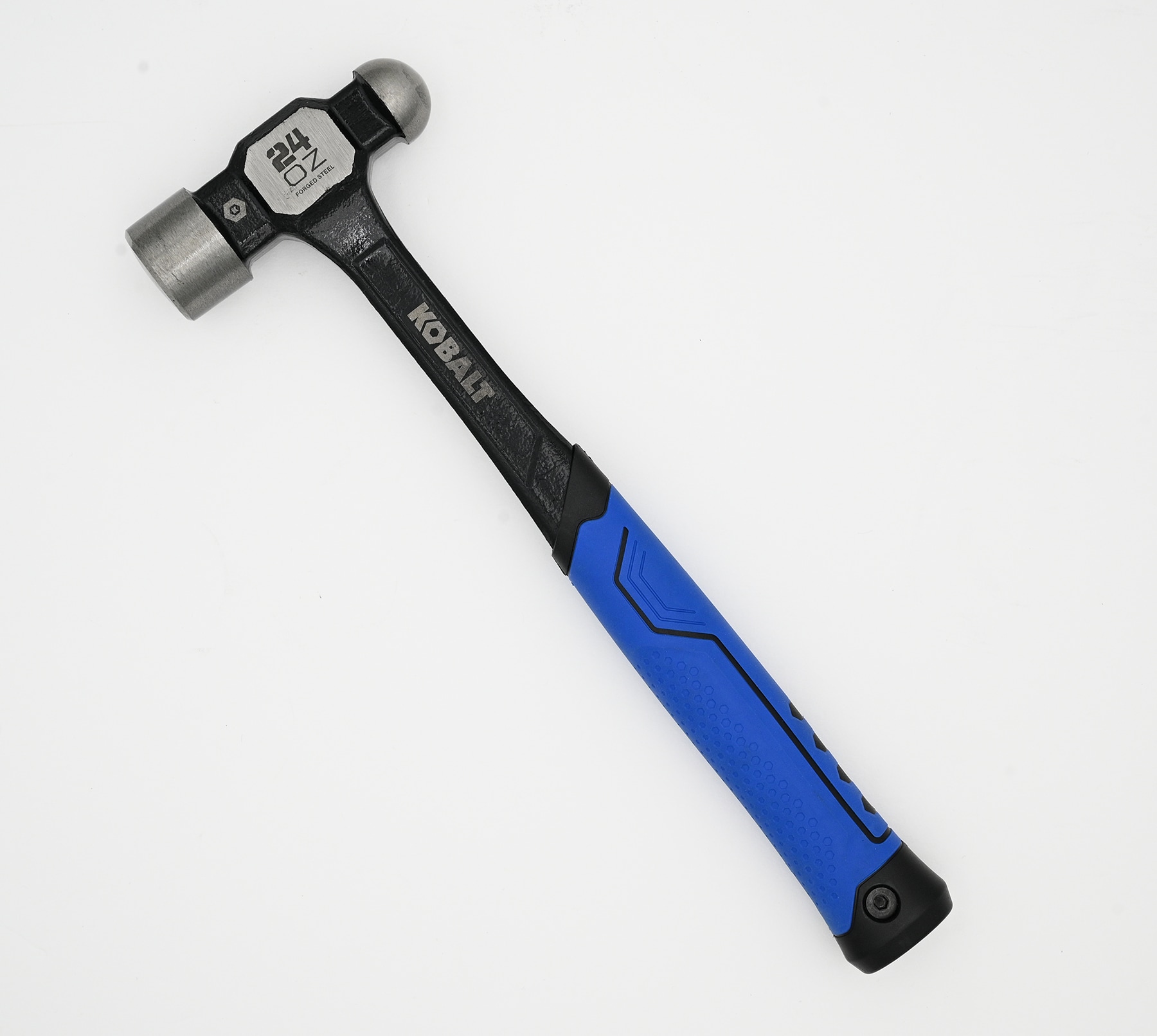 Kobalt 24 -oz Steel Head Steel Handle Ball peen hammer - Image 1