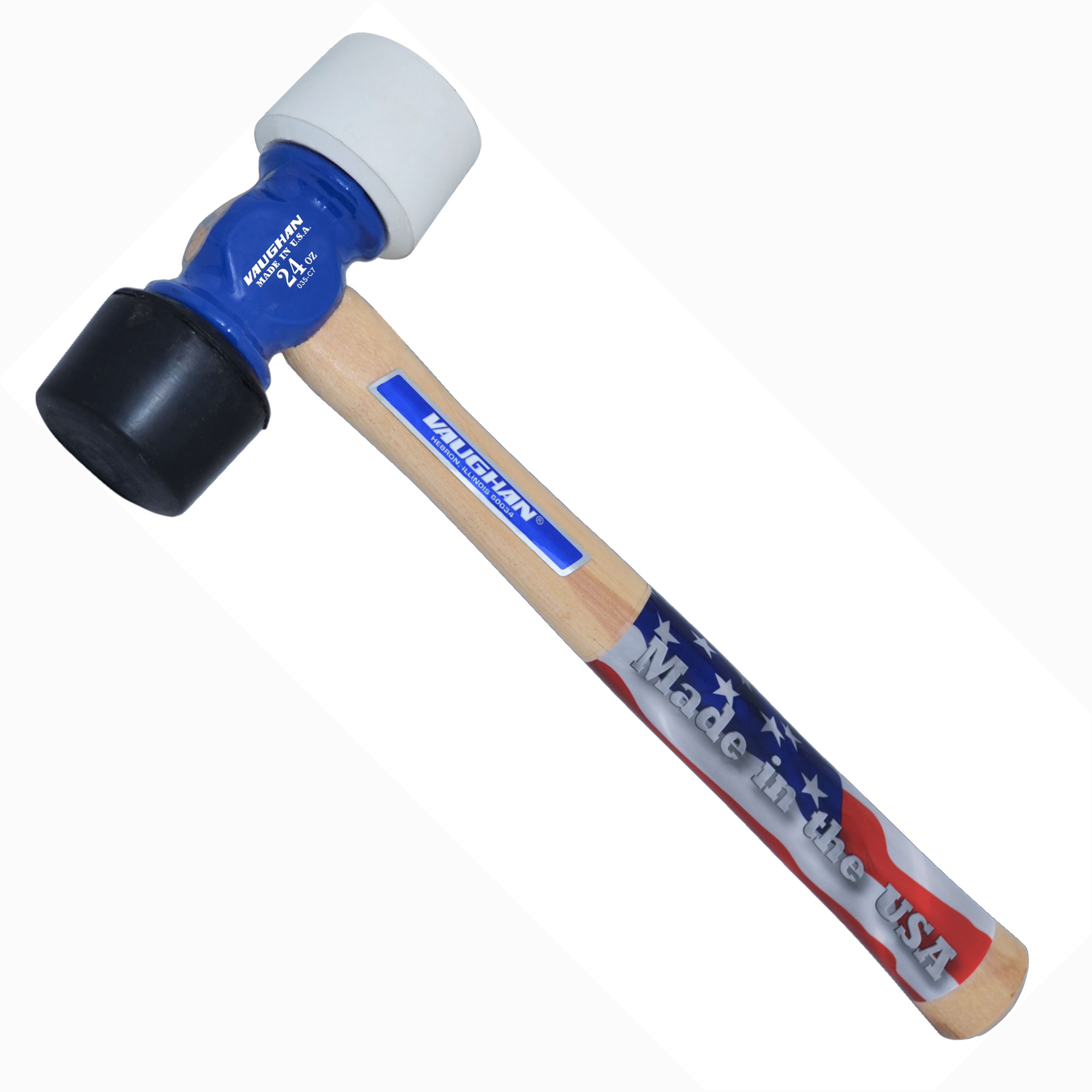 24 oz. Rubber Mallet with 14 in. Hardwood Handle - Image 1